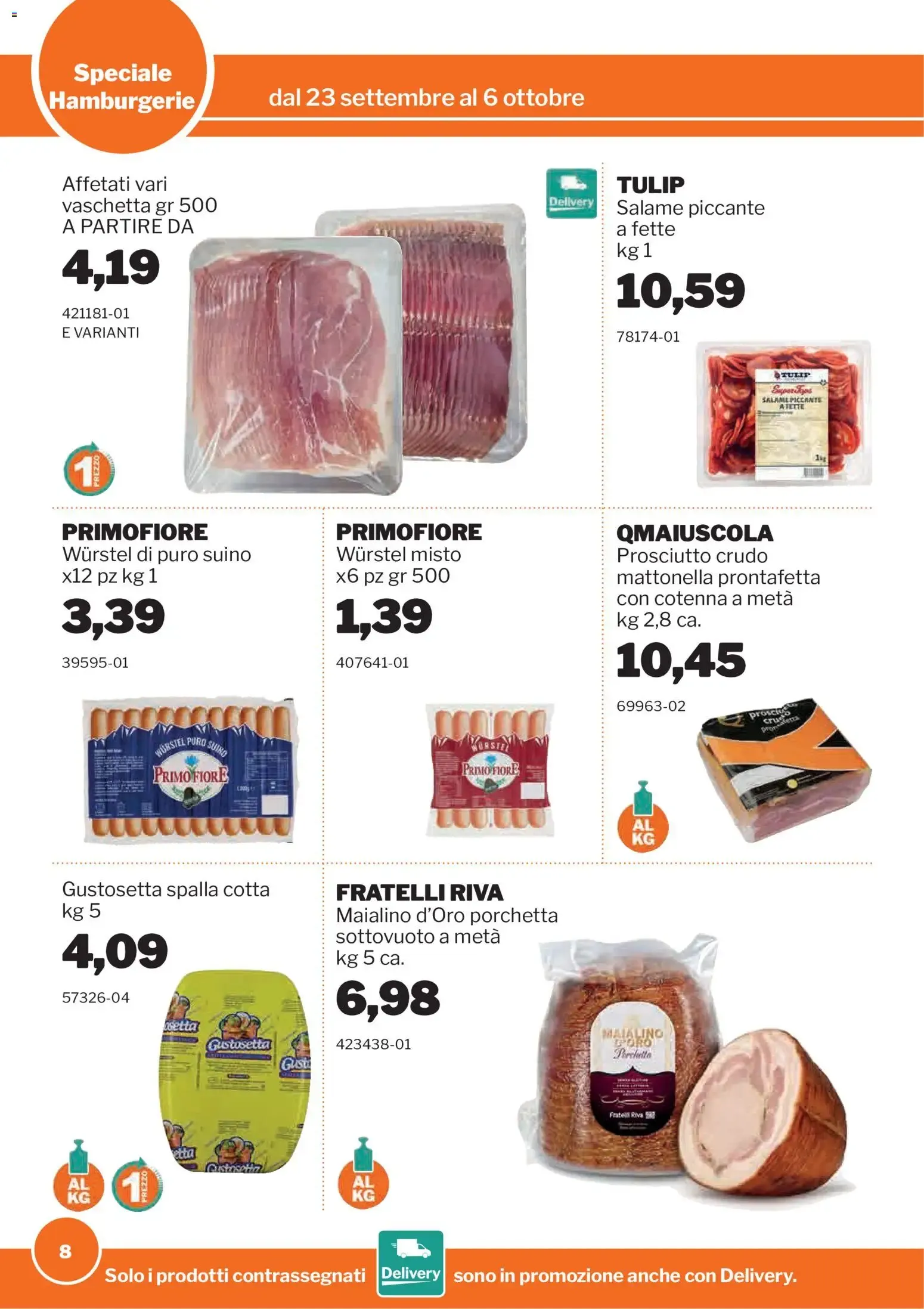 Nuovo Sogegross volantino Hamburgerie dal 23/09/2026 > offerte anteprima 🛍️ da 23 settembre a 6 ottobre di 2026 - Pagina del volantino 8