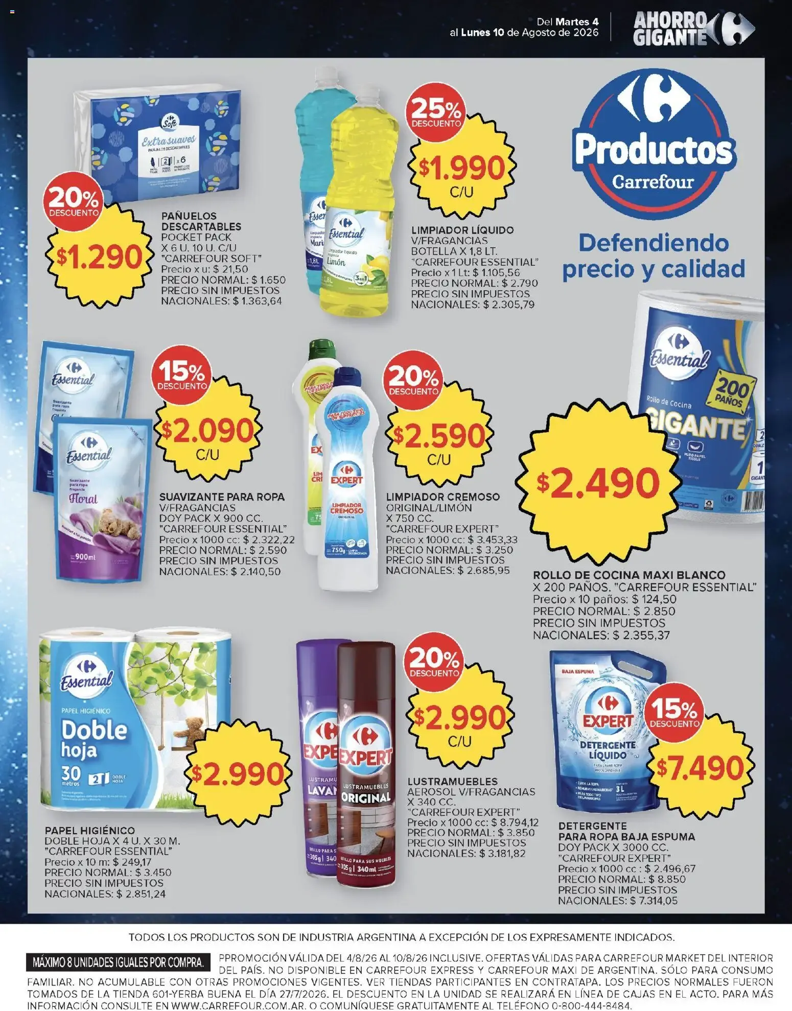 Ofertas de Carrefour ofertas || del 04/08/2026 - 11/08/2026 || Promociones 4 de agosto al 10 de agosto 2026 - Página 52 del catálogo