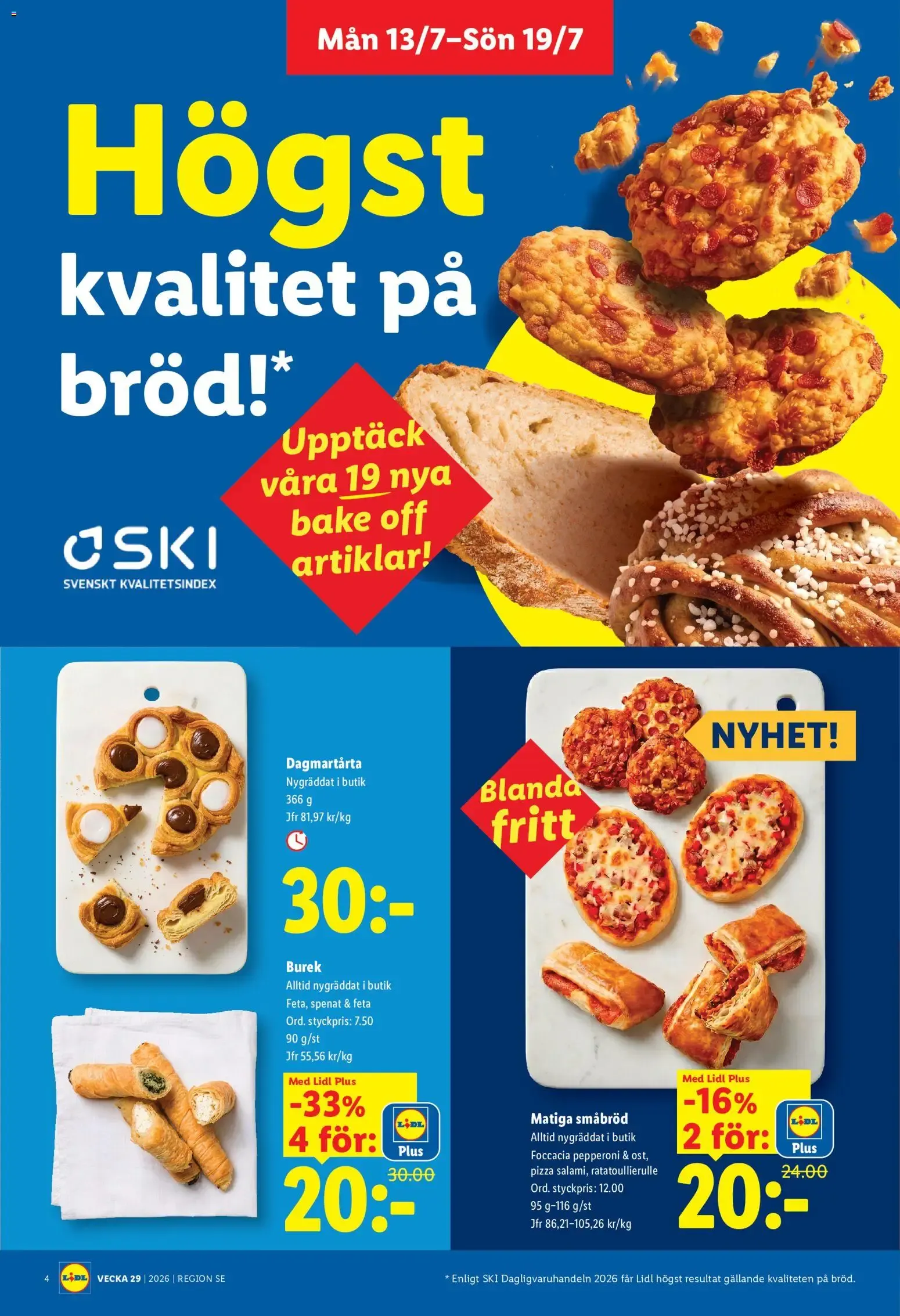 Lidl erbjudanden från 13/07/2026 - 19/07/2026 > Reklamblad nuvarande rabatter från 13 juli till 19 juli 2026 - Reklamblad sidor 4