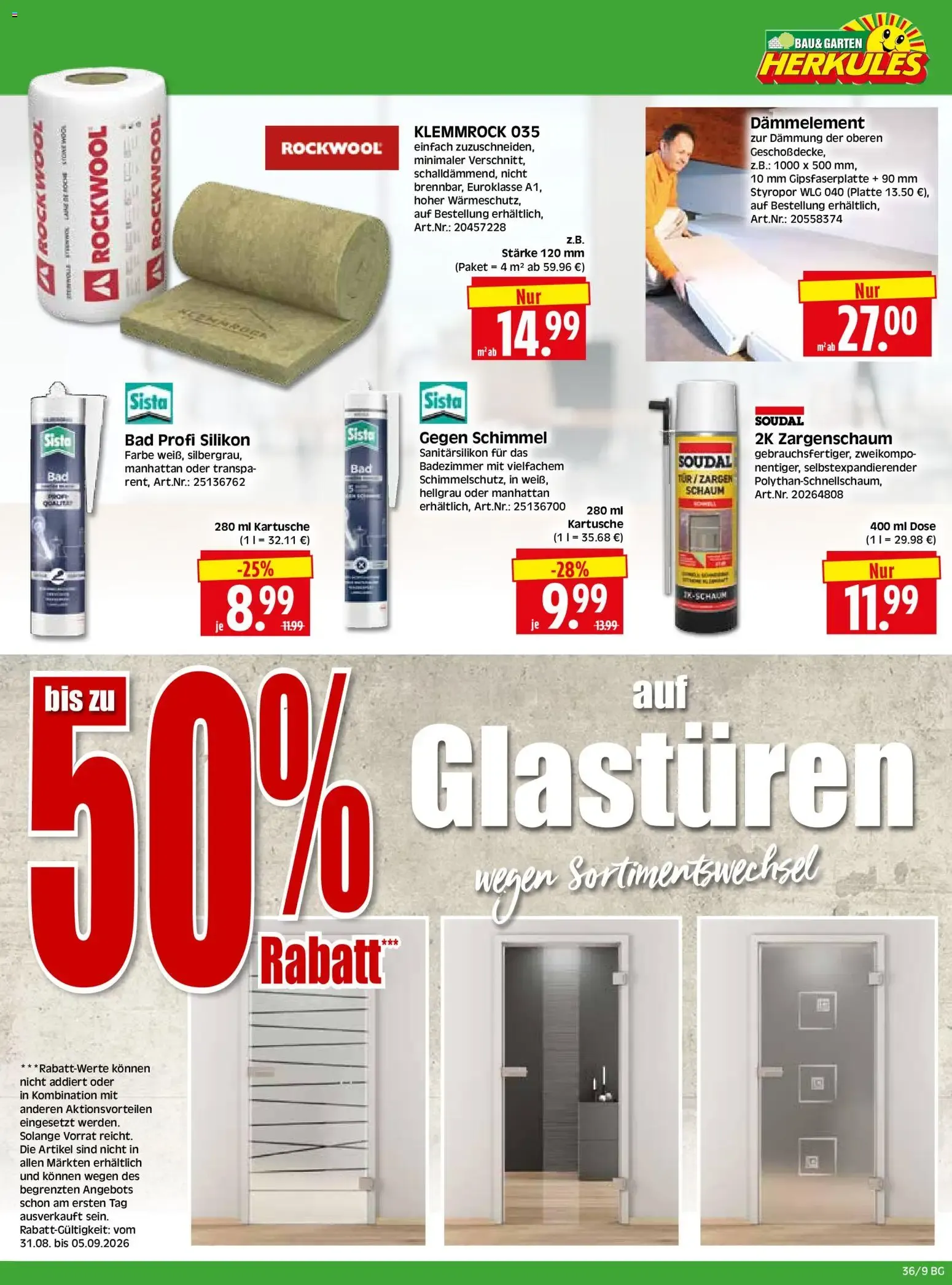 HERKULES Bau & Garten (ab 31.08.2026) zum Blättern von 31. August bis 5. September 2026 - Prospekt seite 9