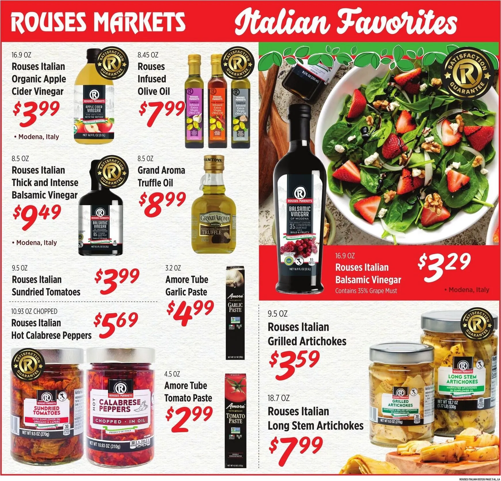 Weekly ad Current Rouses Markets - Italian Summer leaflet valid from Wednesday 05/27/2026 to Wednesday 07/01/2026 from May 27 to July 1 2026 - Page 3