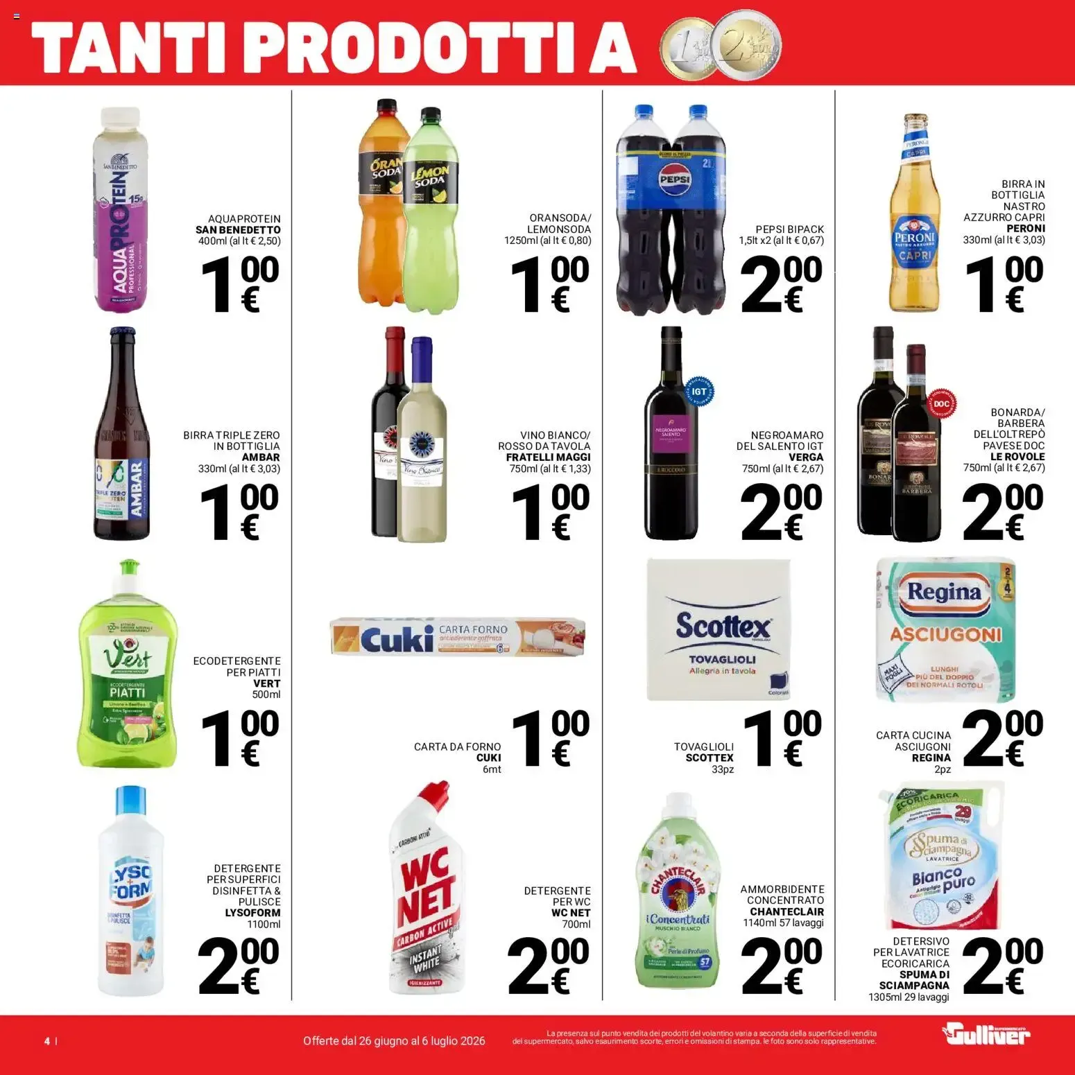 Nuovo Gulliver volantino dal 26/06/2026 > offerte anteprima 🛍️ da 26 giugno a 6 luglio di 2026 - Pagina del volantino 4