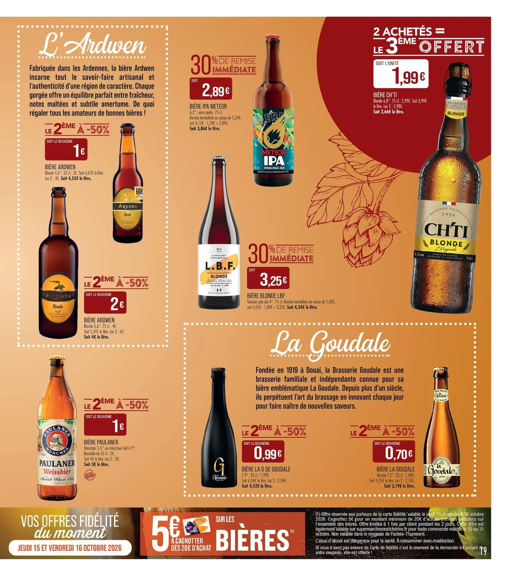 Current Match leaflet valid from du mardi 13/10/2026 to du dimanche 25/10/2026 du 13 octobre au 25 octobre 2026 - Catalogue page 19