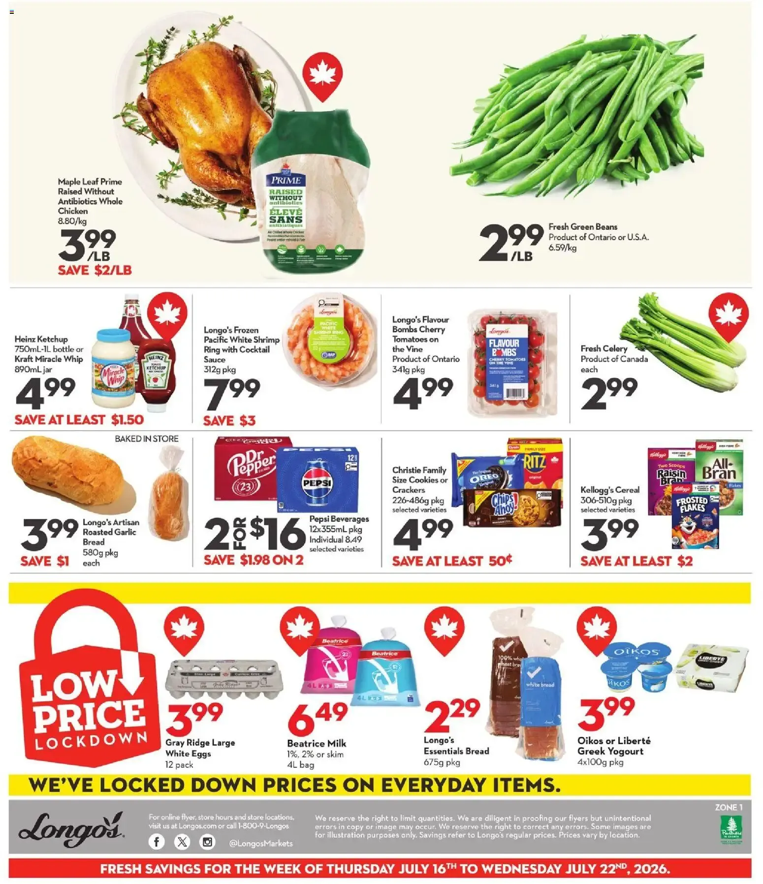 Longo's weekly flyer / circulaire from Jul 16, 2026 > weekly specials & deals from July 16 to July 22 2026 - flyer page 3