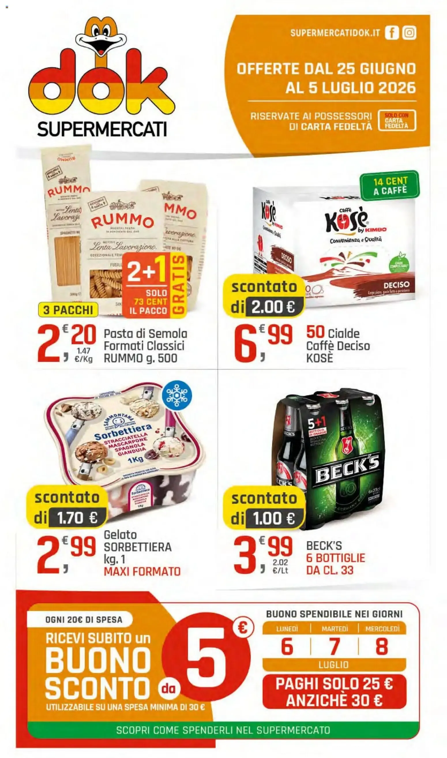 Nuovo DOK volantino Calabria dal 25/06/2026 > offerte anteprima 🛍️