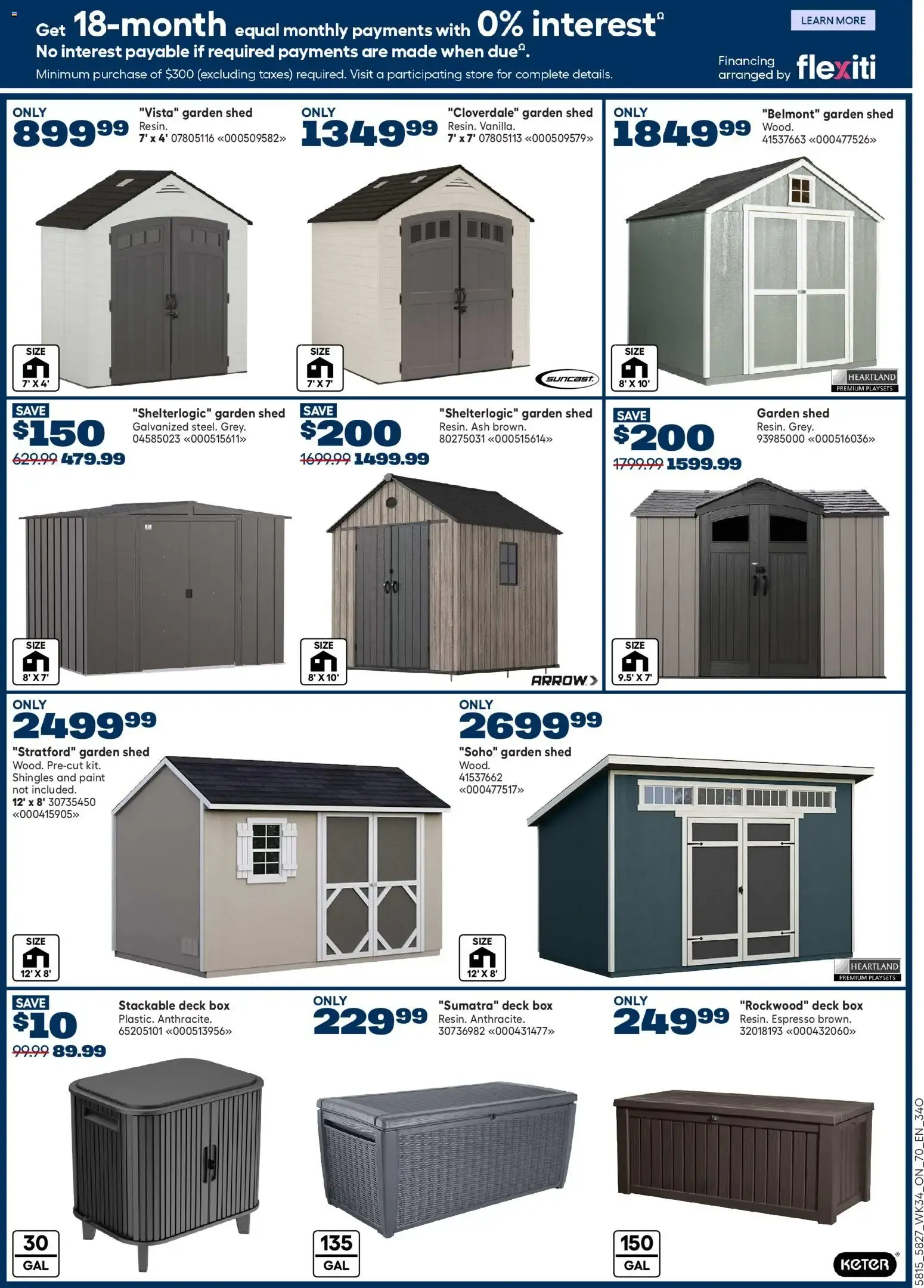 Rona weekly flyer from Sep 17, 2026 > weekly specials & deals from September 17 to September 30 2026 - flyer page 18