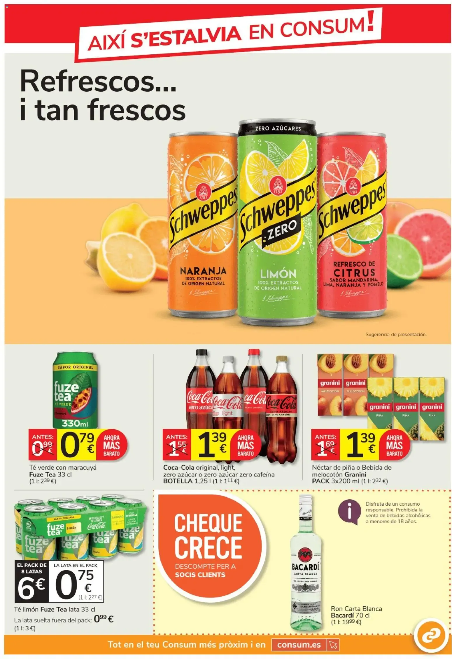 Catálogo de Consum: Oferta Setembre. Ofertas a 1, 2 y 3€. 27 de agosto al 23 de septiembre 2026 - Página 15