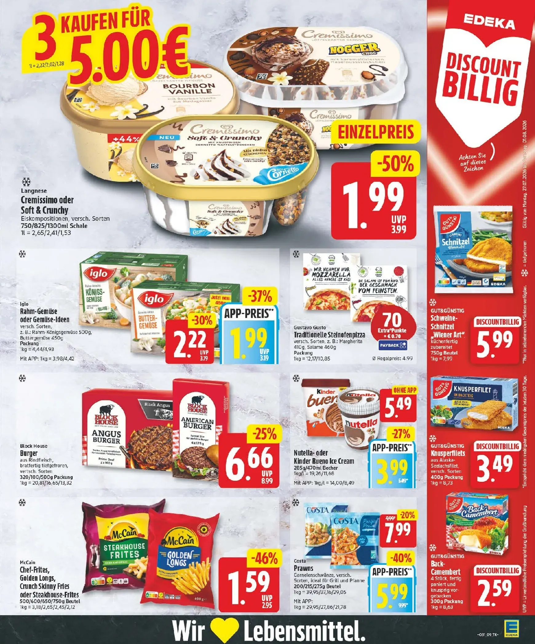 Edeka Prospekt – von Montag 27.07.2026 bis Samstag 01.08.2026 von 27. Juli bis 1. August 2026 - Prospekt seite 9