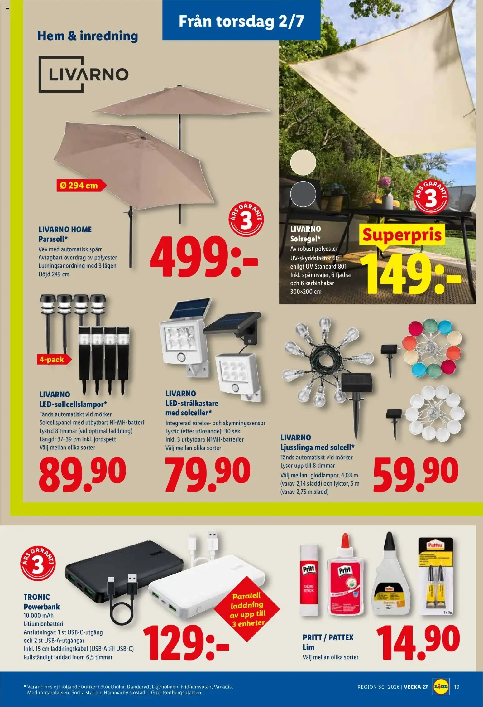 Lidl erbjudanden från 29/06/2026 - 05/07/2026 > Reklamblad nuvarande rabatter från 29 juni till 5 juli 2026 - Reklamblad sidor 22