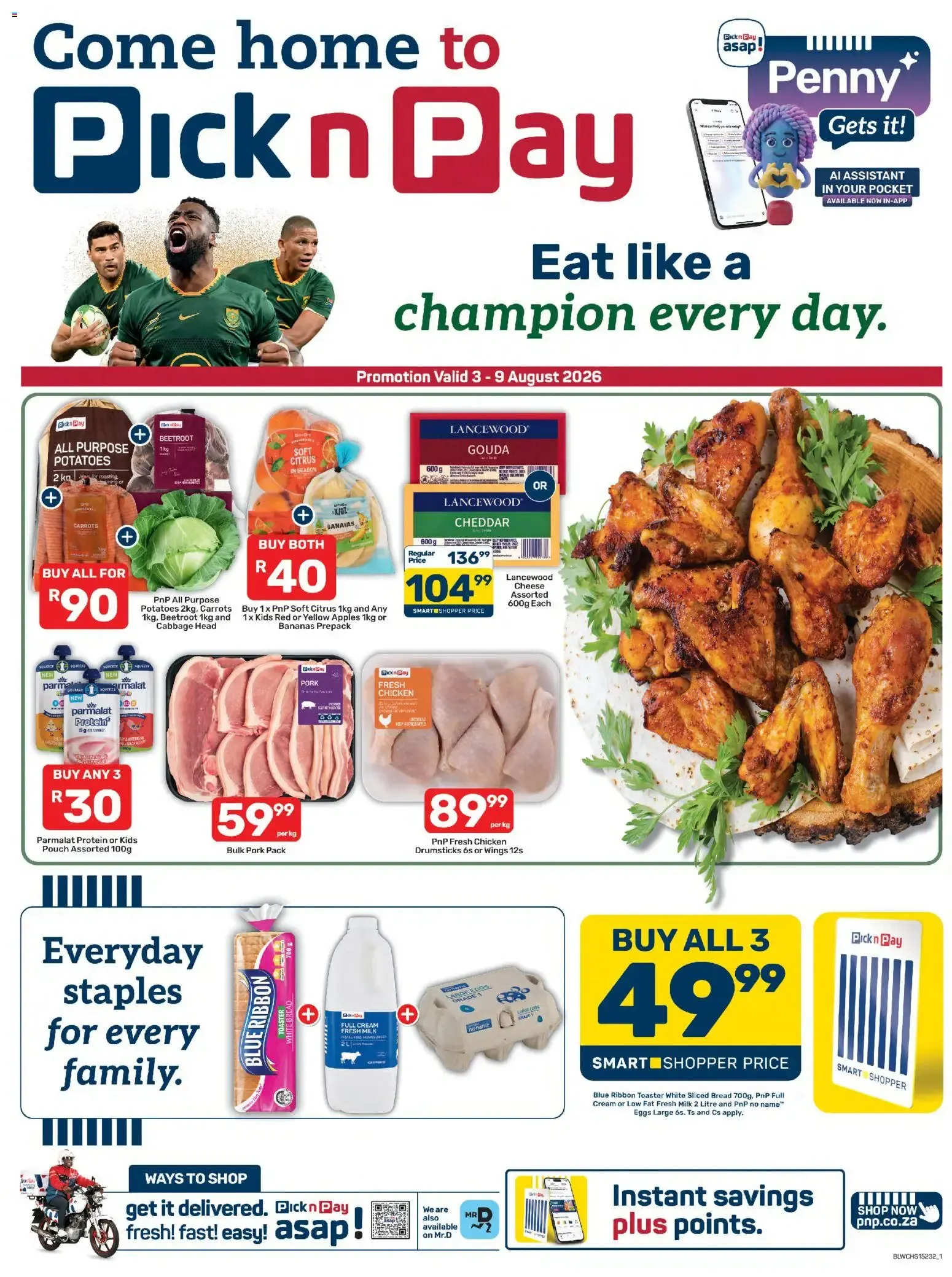 Pick n Pay Western Cape - Weekly Specials (03/08/2026 - 09/08/2026) Online from 3 August to 9 August 2026 - Catalogue Page 1