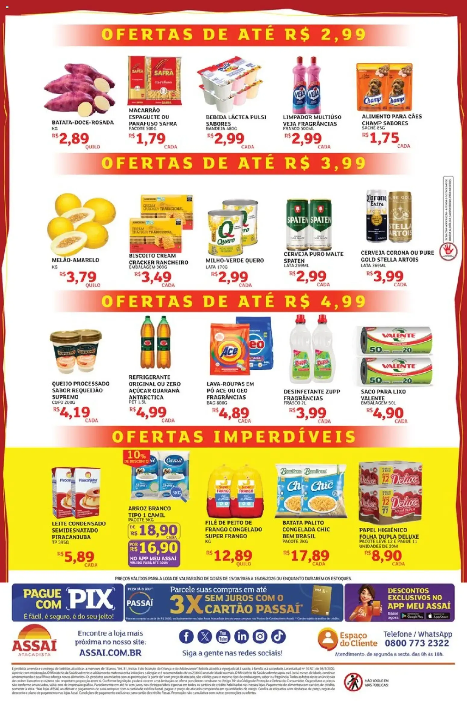Encarte de Assaí Atacadista ofertas - GO de 15/08/2026 | Promoções Online 15 de agosto até 16 de agosto 2026 - Pagina 2