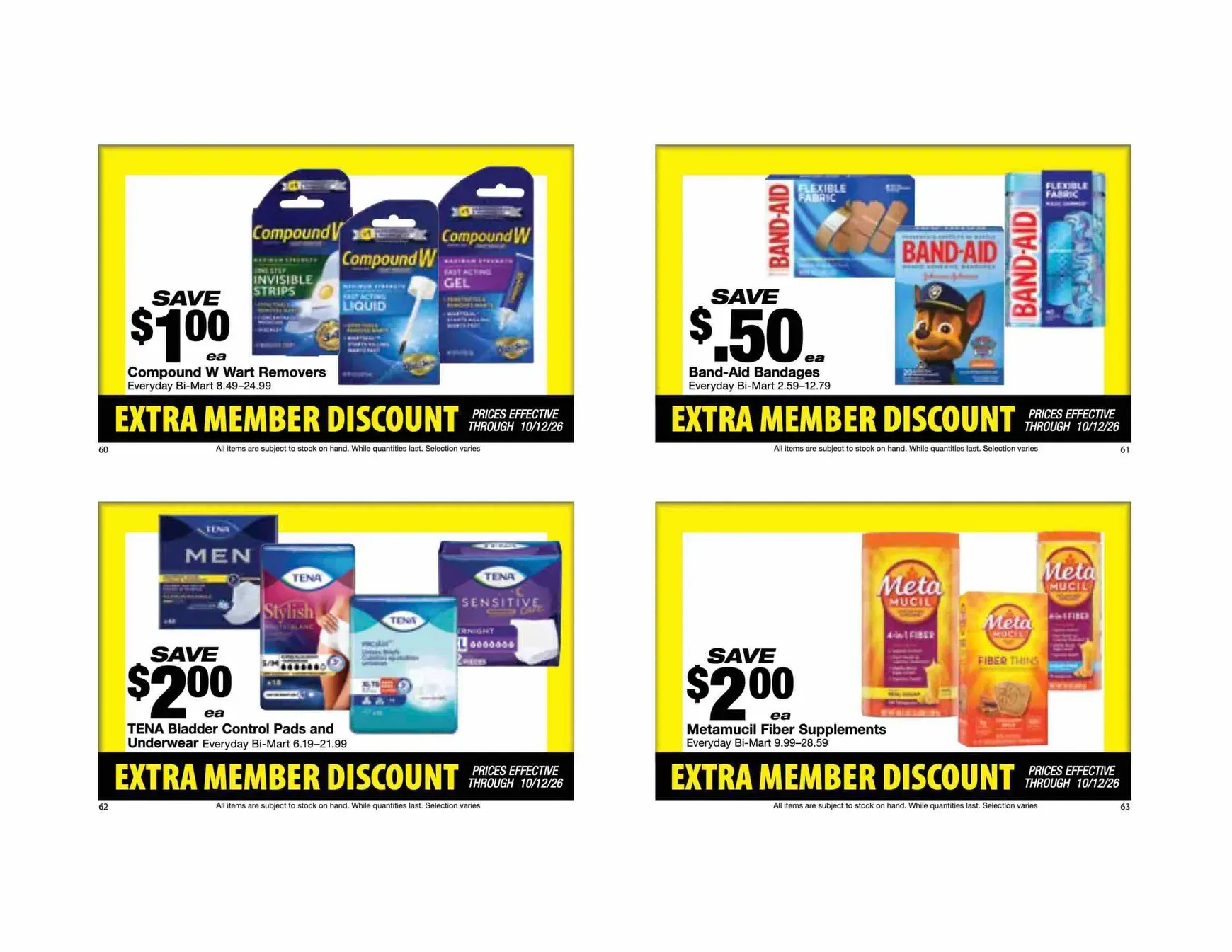 Weekly ad Future Bi-Mart - Extra member discount flyer valid from Thursday 10/01/2026 to Monday 10/12/2026 from October 1 to October 12 2026 - Page 17
