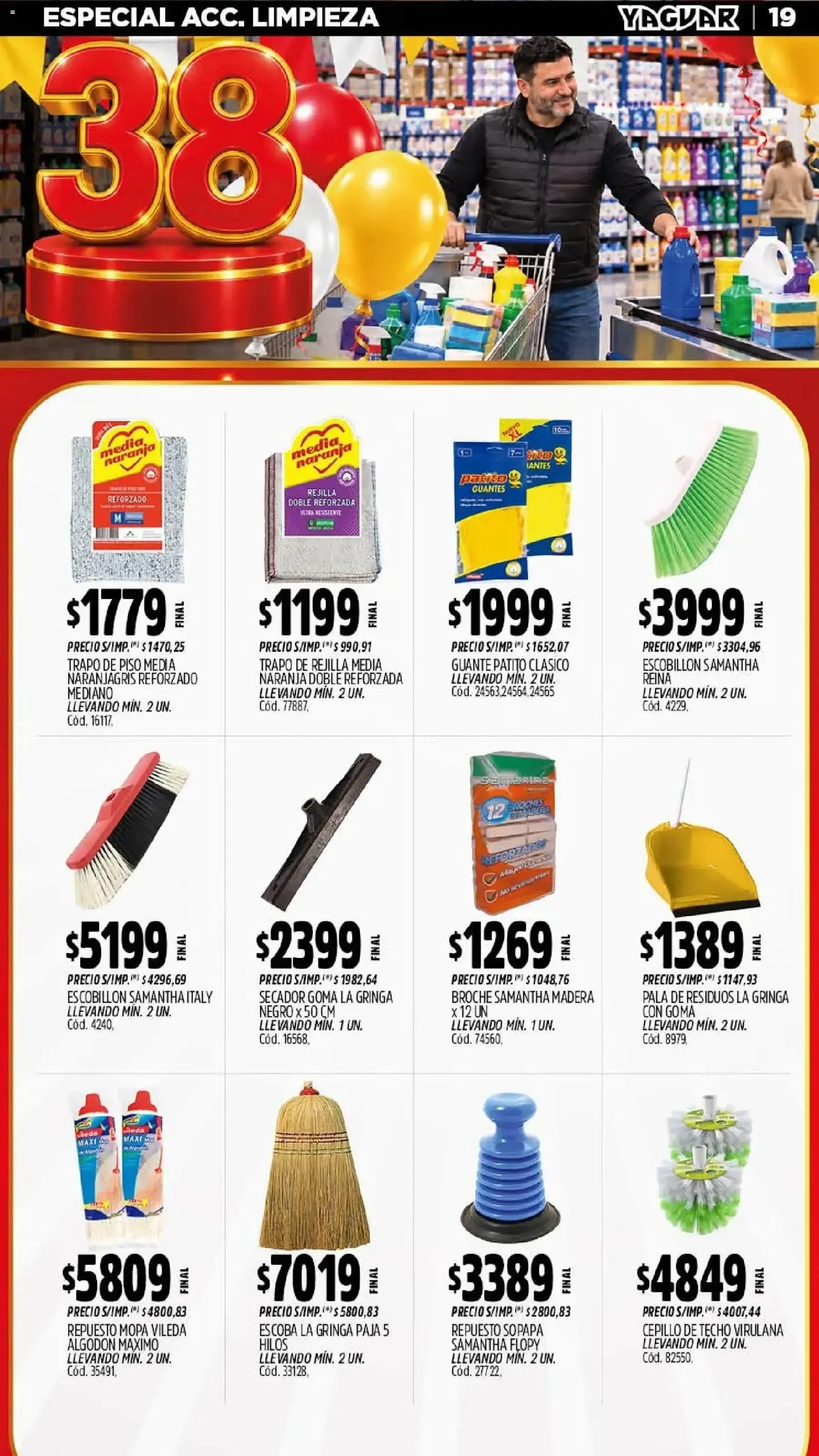 Ofertas de Mayorista Yaguar - El Cumple del Año 38 - Oferta Semanal Salta 5 de octubre al 11 de octubre 2026 - Página 17 del catálogo