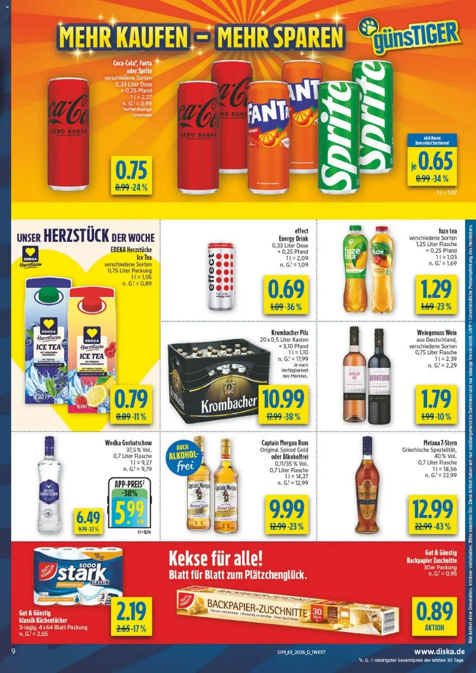 Diska Bayern (ab 19.10.2026) zum Blättern von 19. Oktober bis 24. Oktober 2026 - Prospekt seite 9