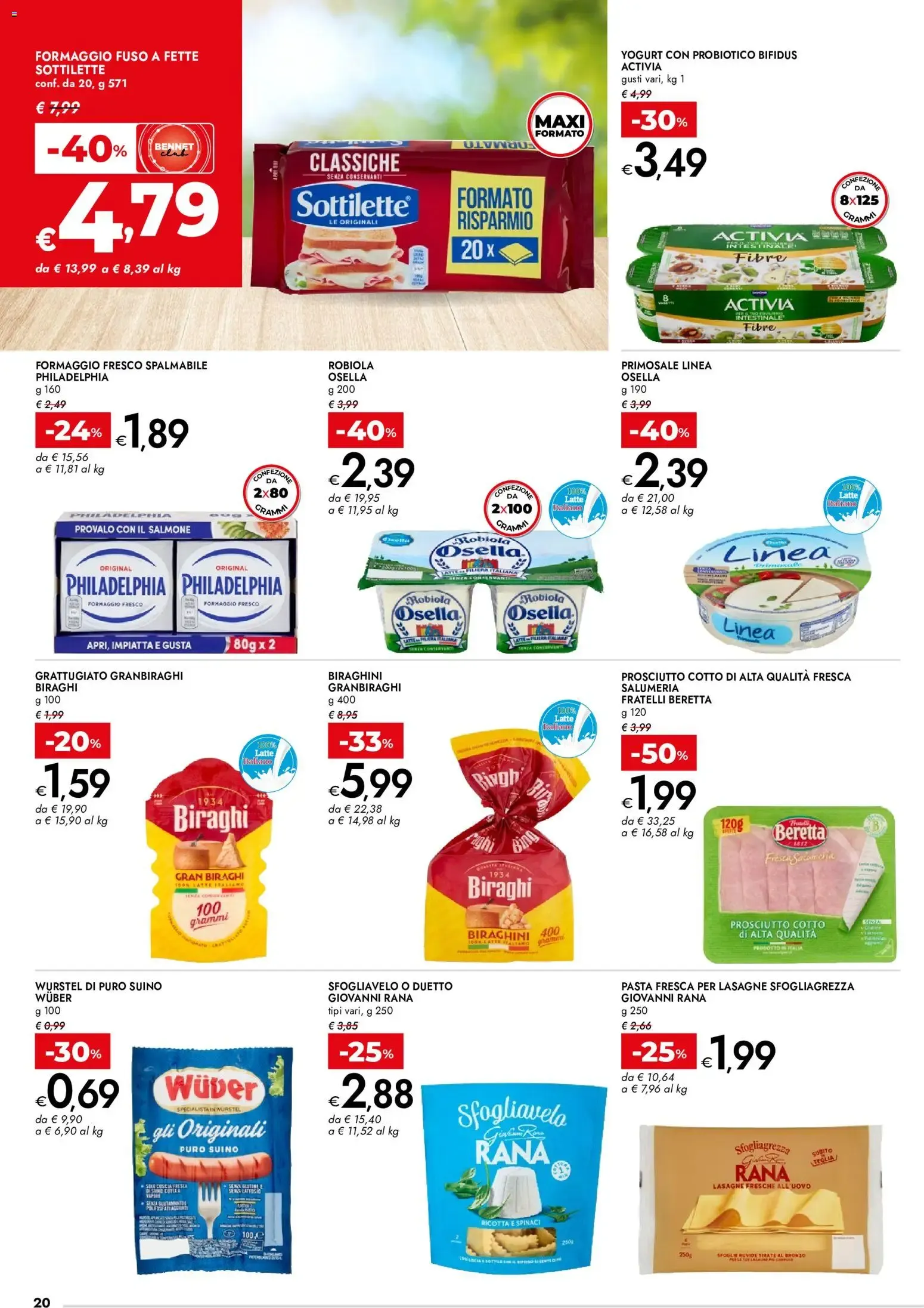 Nuovo bennet volantino Sapori D´Italia dal 15/10/2026 > offerte anteprima 🛍️ da 15 ottobre a 28 ottobre di 2026 - Pagina del volantino 20