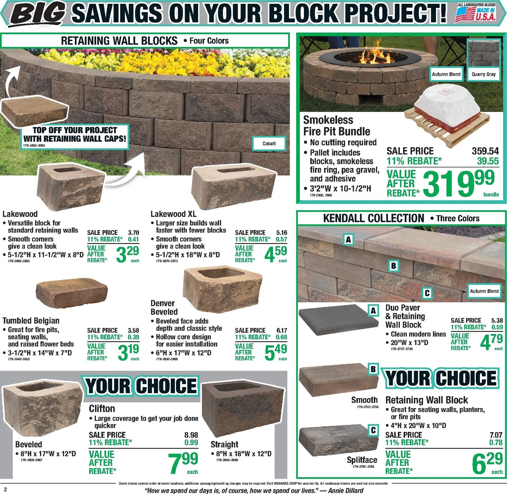 Weekly ad Current Menards leaflet valid from Thursday 10/15/2026 to Sunday 10/25/2026 from October 15 to October 25 2026 - Page 3