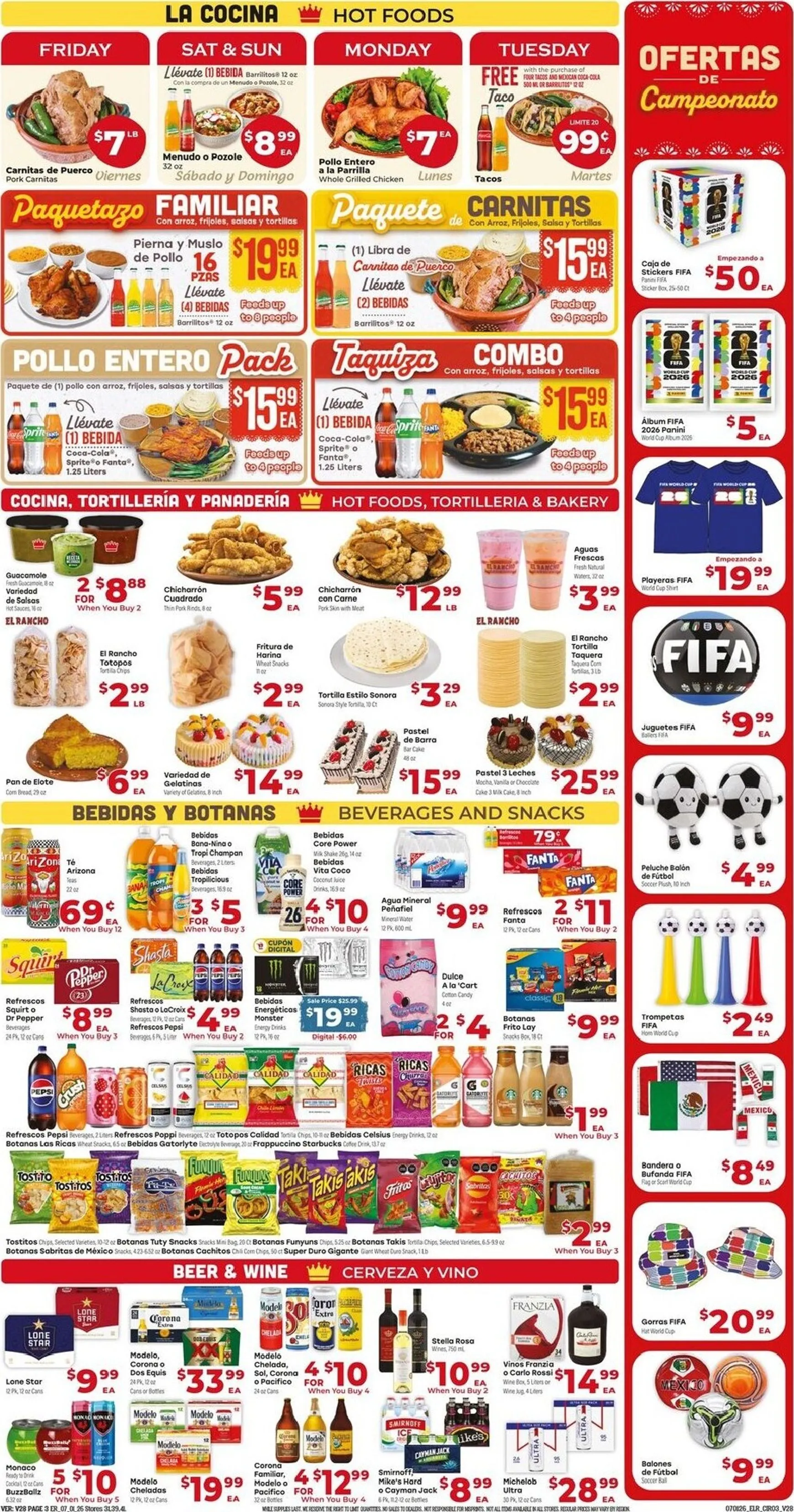 Weekly ad Current El Rancho leaflet valid from Wednesday 07/01/2026 to Tuesday 07/07/2026 from July 1 to July 7 2026 - Page 3