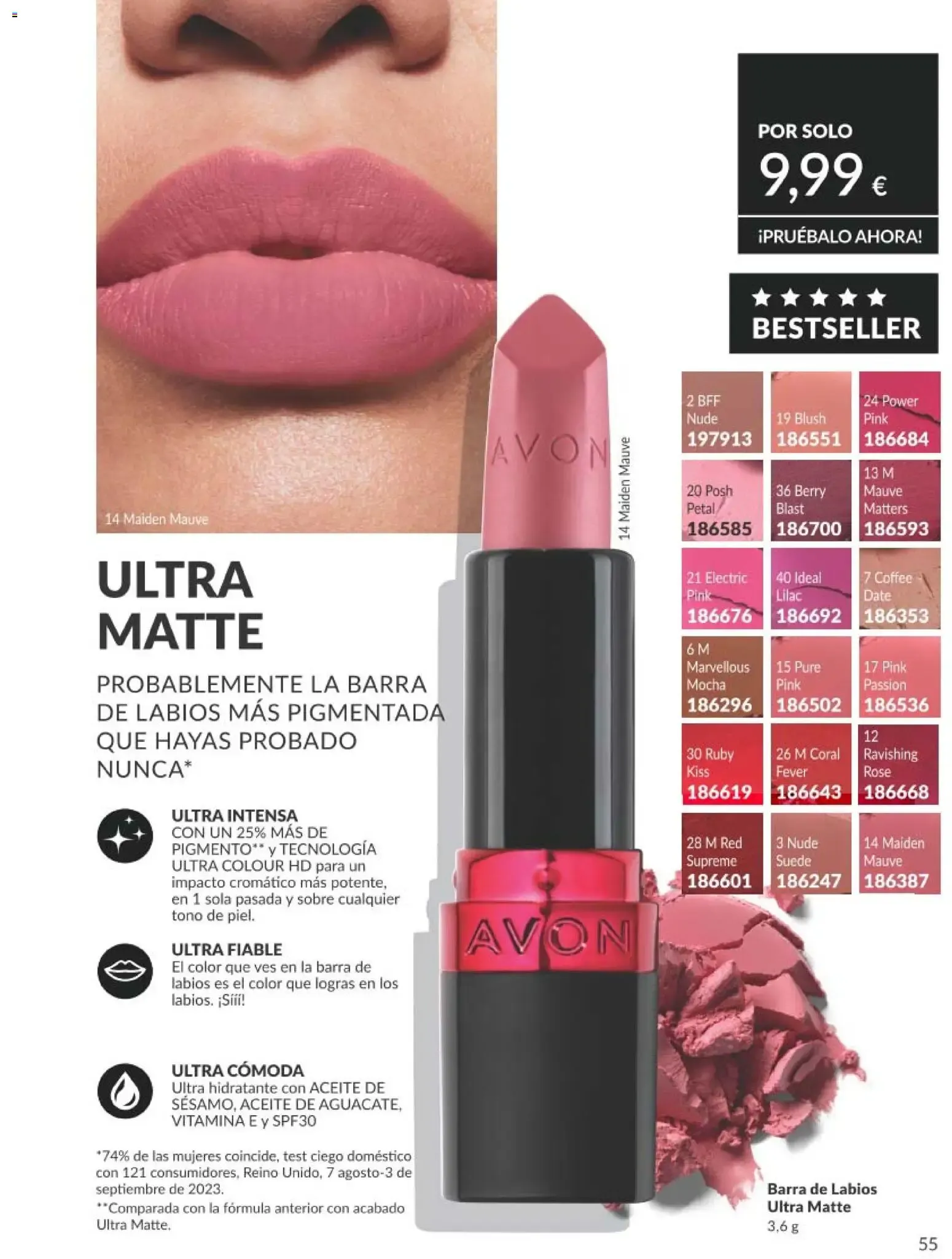 Catálogo de Avon Campaña 8/2026: Mousse para Labios 1 de agosto al 31 de agosto 2026 - Página 55