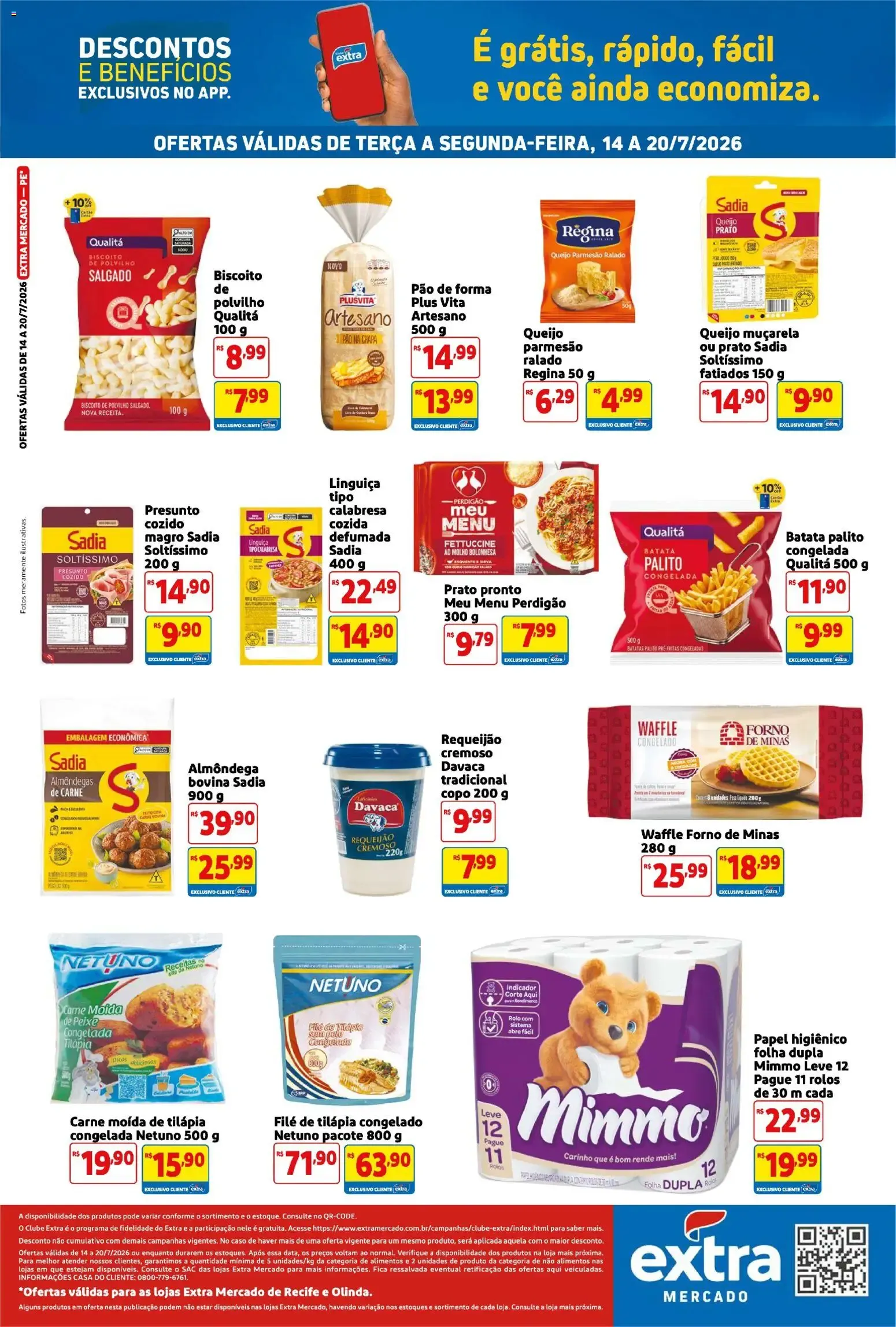 Encarte de Folheto Extra ofertas de Mercado Semanal de 14/07/2026 | Promoção 14 de julho até 20 de julho 2026 - Pagina 2
