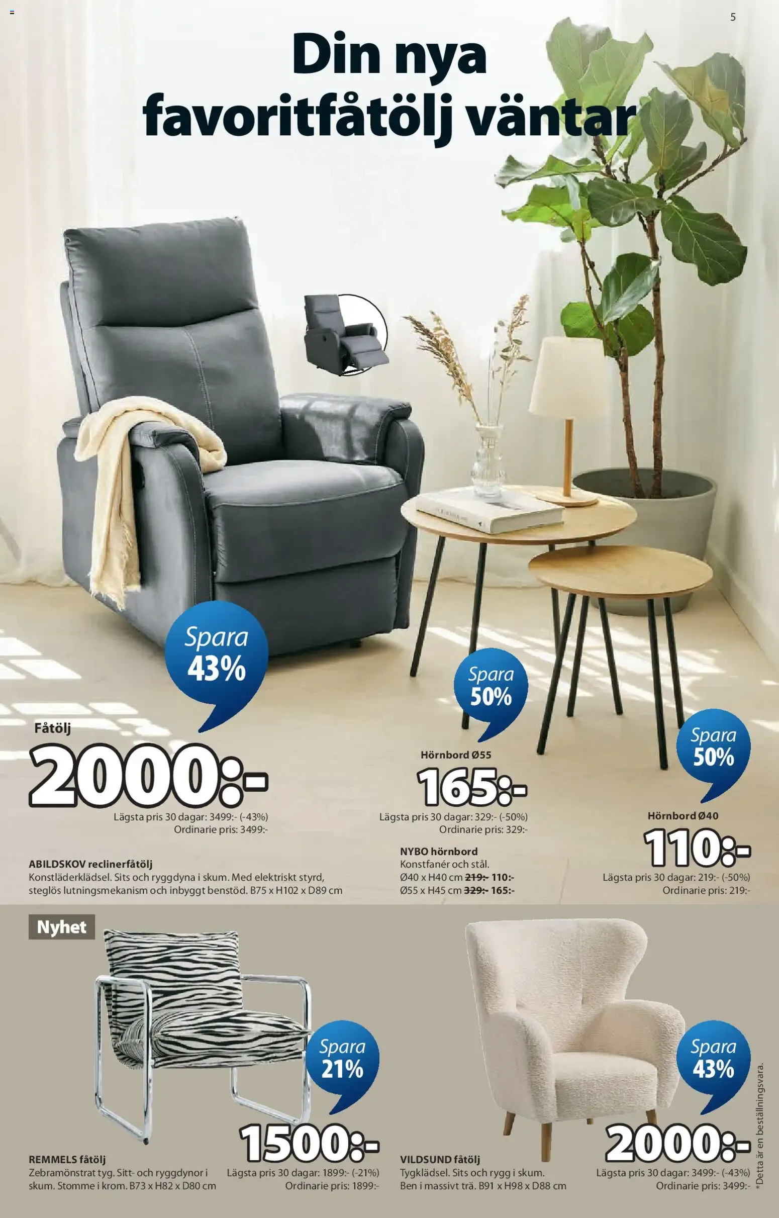 Ett fantastiskt erbjudande för ditt hem från 7 september till 18 oktober 2026 - Reklamblad sidor 5