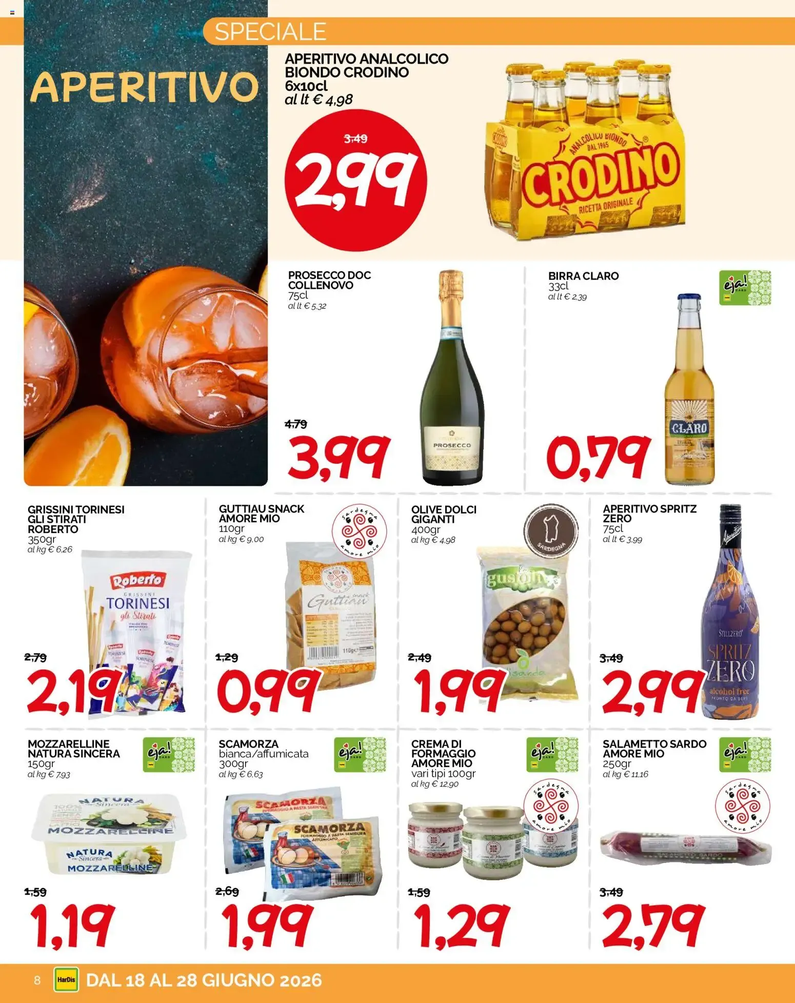 HarDis volantino dal 18/06/2026 - online Offerte da 18 giugno a 28 giugno di 2026 - Pagina del volantino 8
