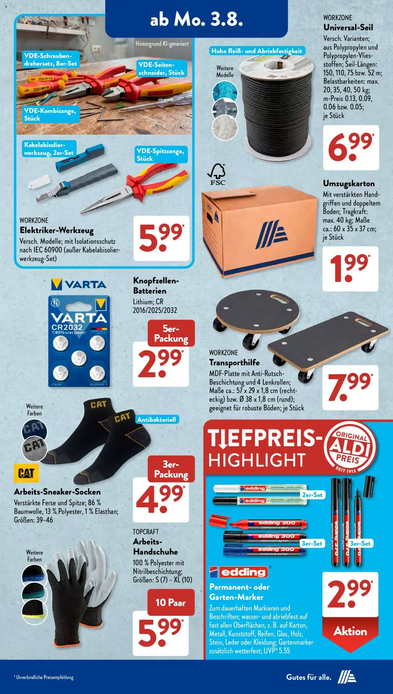 Aldi Süd Tiefpreis-Highlight von 3. August bis 8. August 2026 - Prospekt seite 5