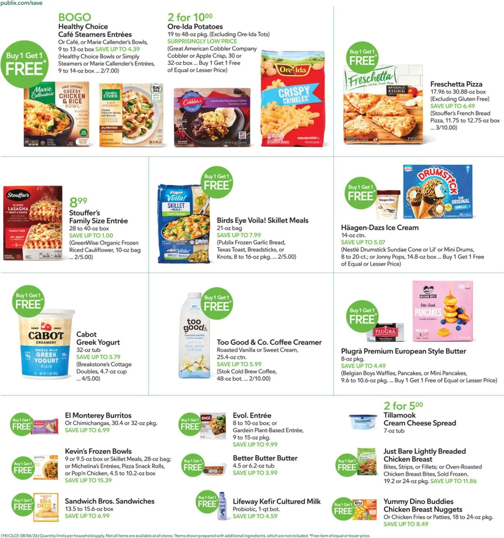 Weekly ad Publix: Save and Go - Deals on Your Dinner Favorites from August 5 to August 11 2026 - Page 14