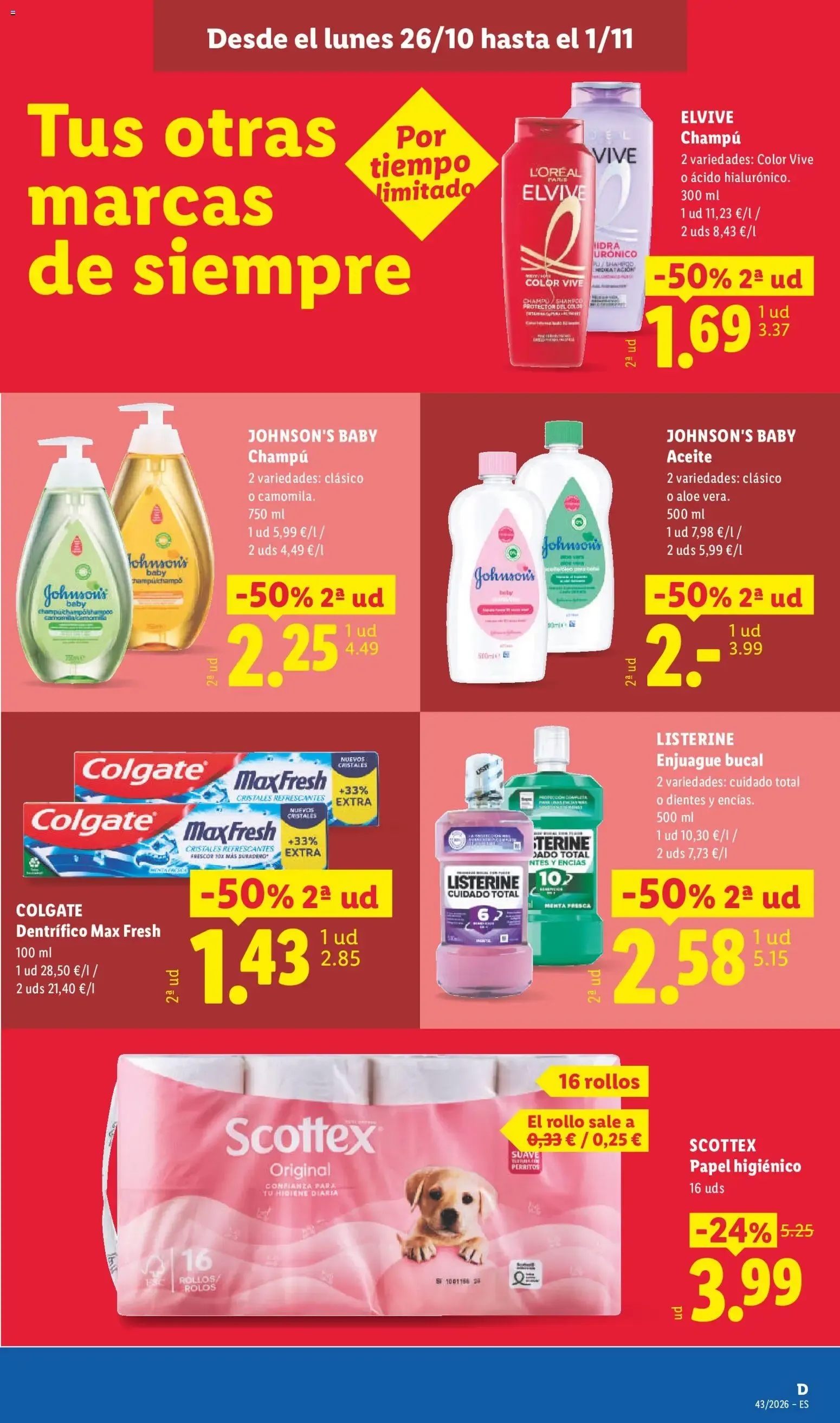 Catálogo de Lidl folleto del 26/10/2026 | Ofertas 26 de octubre al 1 de noviembre 2026 - Página 47
