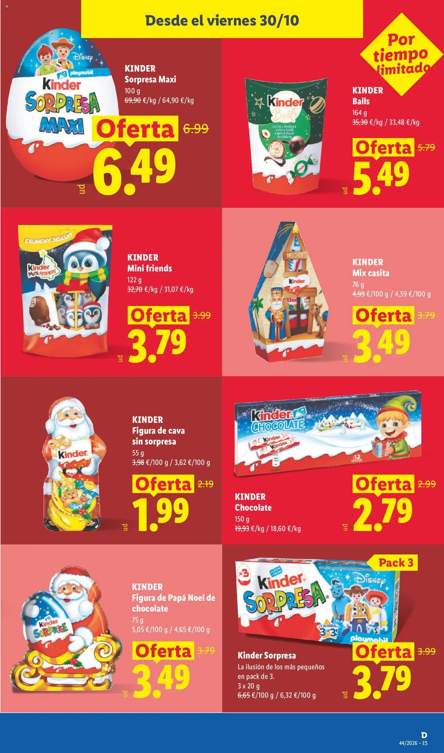 Catálogo de Lidl folleto del 26/10/2026 | Ofertas 26 de octubre al 1 de noviembre 2026 - Página 45