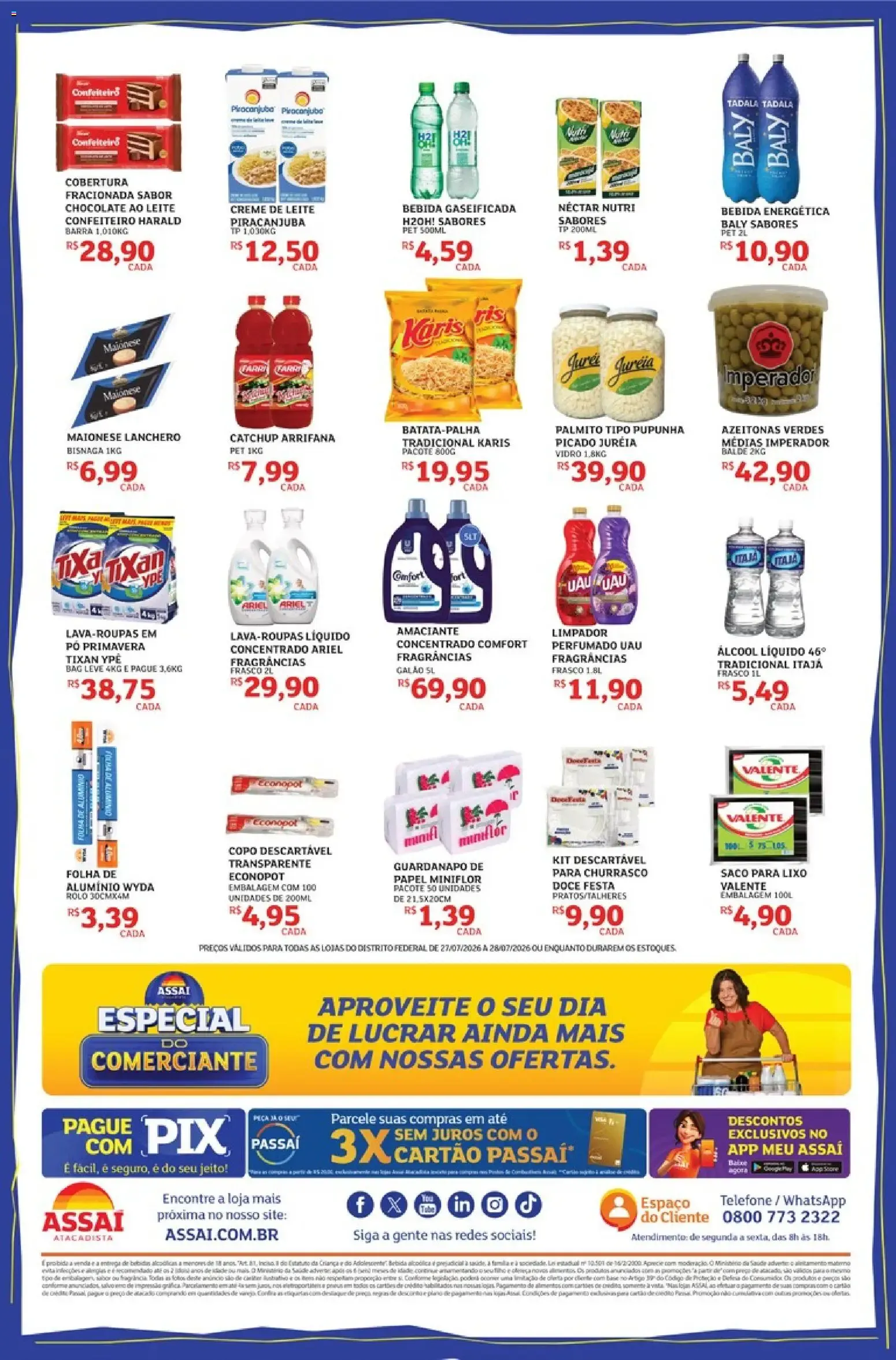 Encarte de Assaí Atacadista - Especial do Comerciante 27 de julho até 28 de julho 2026 - Pagina 2