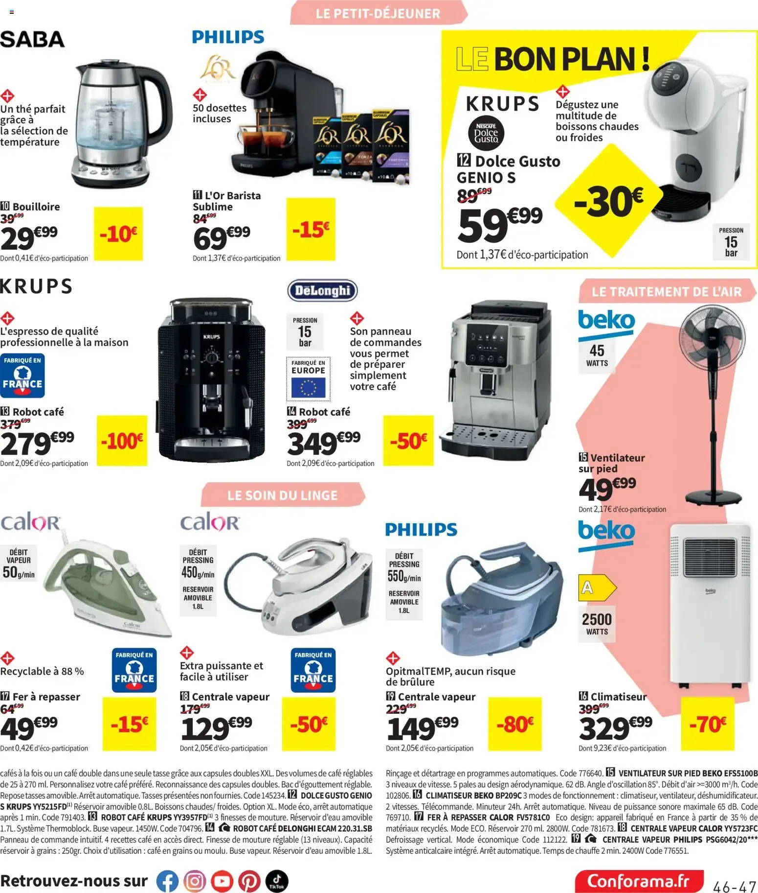 Conforama catalogue à partir du 09/06/2026 - promo en ligne du 9 juin au 6 juillet 2026 - Catalogue page 47