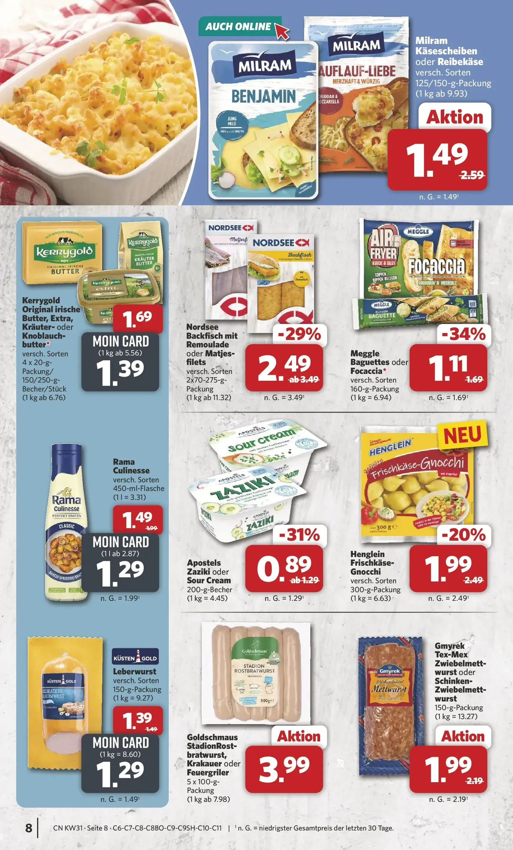Combi - Isringhausen Prospekt – von Montag 27.07.2026 bis Samstag 01.08.2026 von 27. Juli bis 1. August 2026 - Prospekt seite 8
