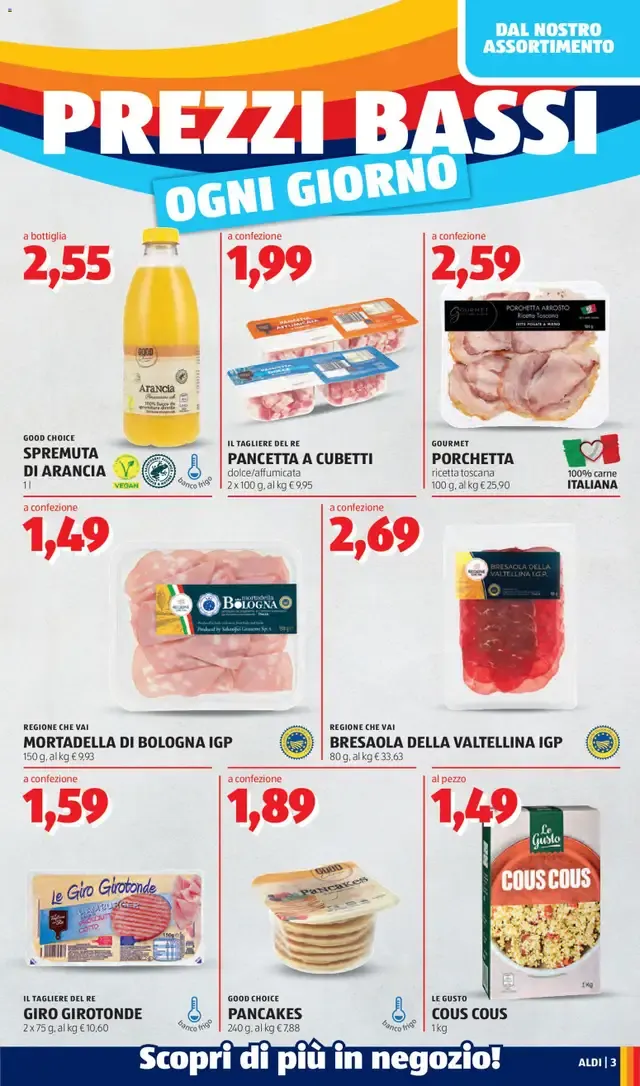 Aldi volantino - scopri il nuovo volantino valido dal 27/07/2026 ⭐️ da 27 luglio a 2 agosto di 2026 - Pagina del volantino 3