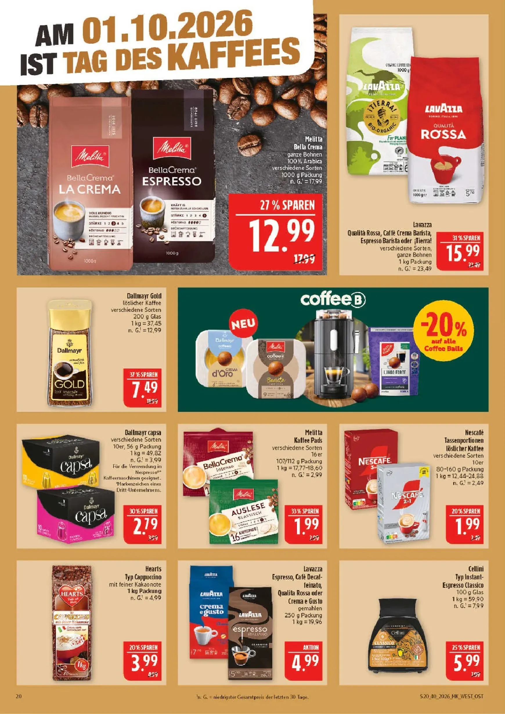 Marktkauf Prospekt nächste Woche – von Montag 28.09.2026 bis Freitag 02.10.2026 von 28. September bis 2. Oktober 2026 - Prospekt seite 20