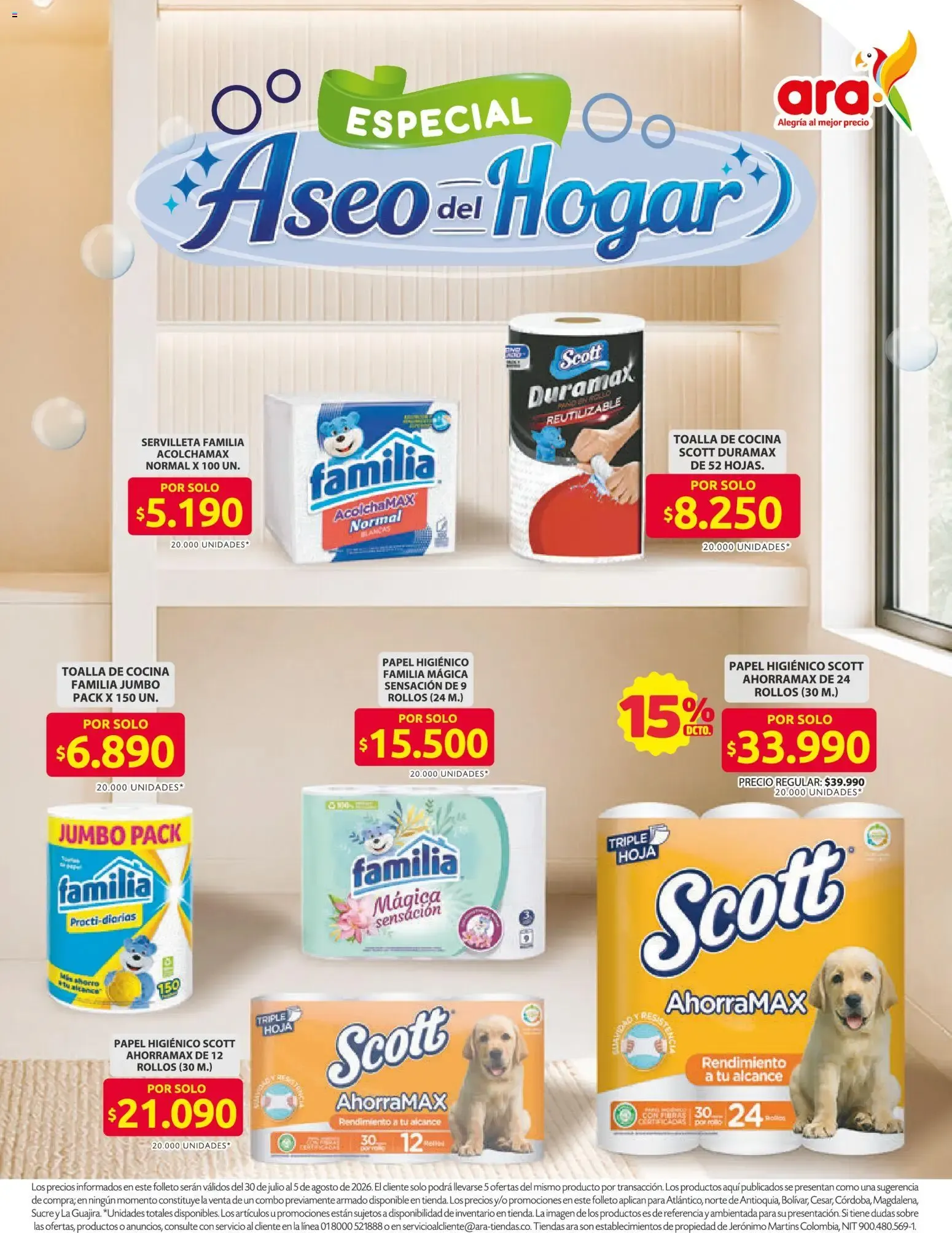 Catalogo de Ara: Ahorra con Alegría AL MEJOR PRECIO 30 de julio al 5 de agosto 2026 - Pag 12