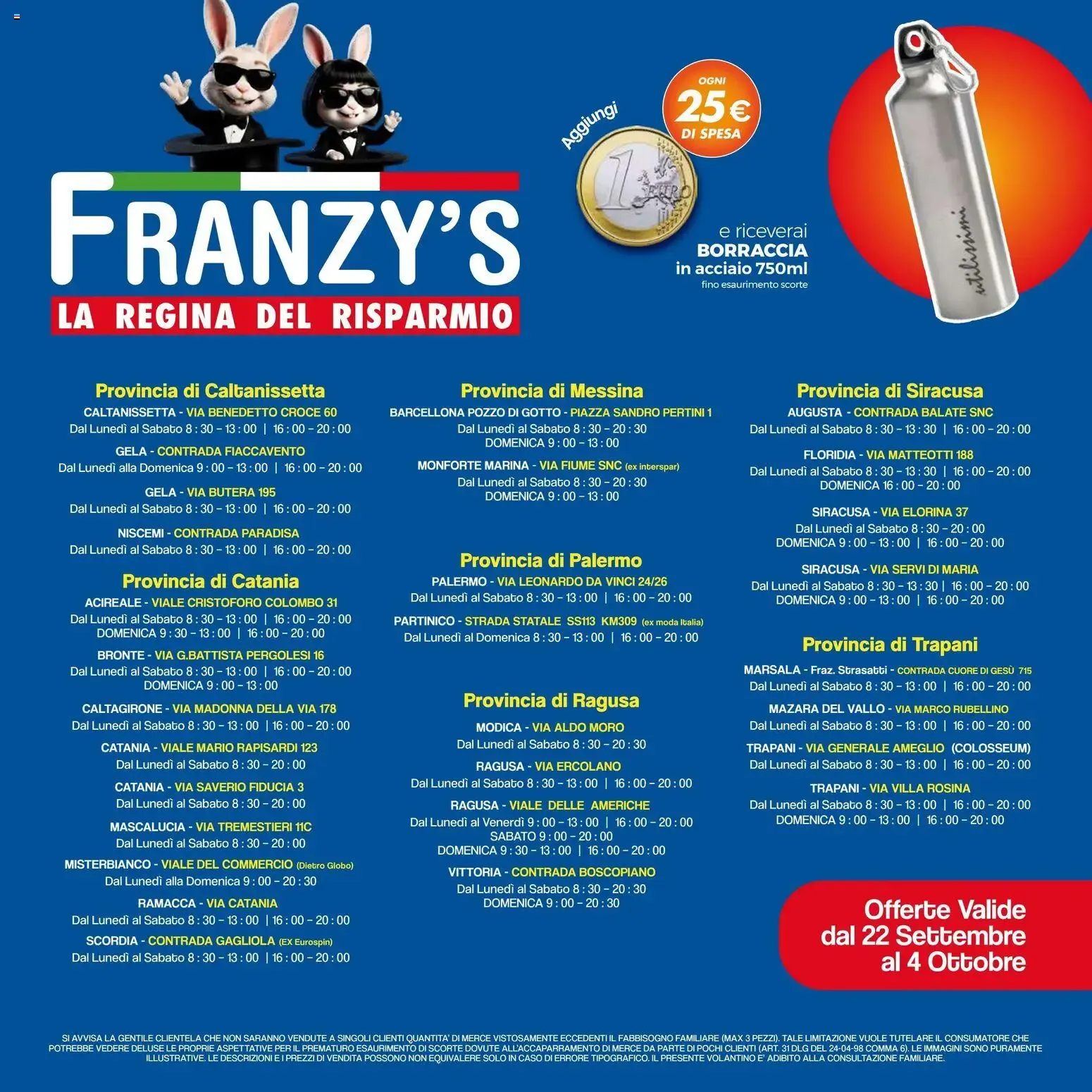 Franzy's volantino dal 22/09/2026 - online Offerte da 22 settembre a 4 ottobre di 2026 - Pagina del volantino 16