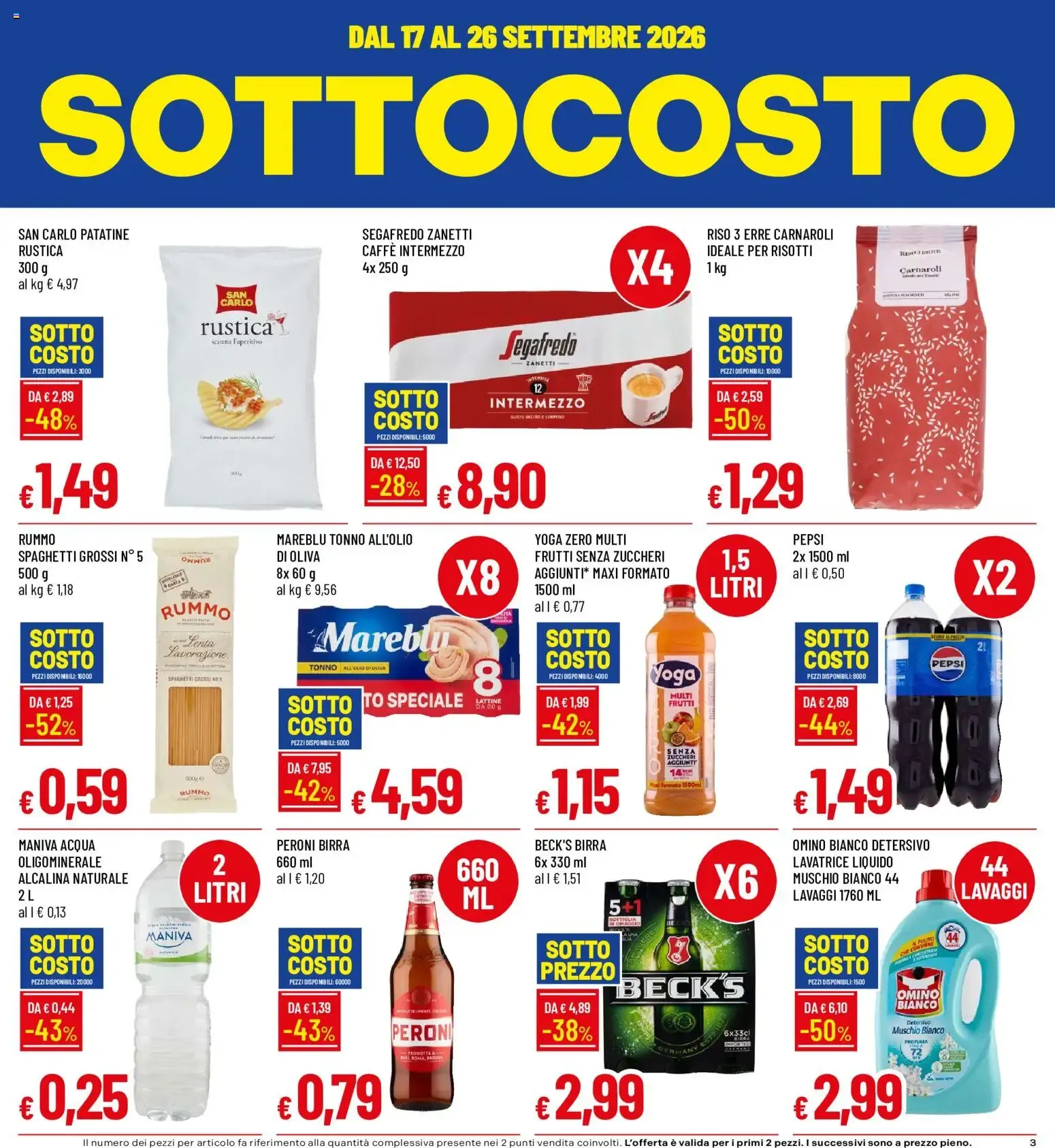 Galassia - Sotto Costo da 17 settembre a 26 settembre di 2026 - Pagina del volantino 3