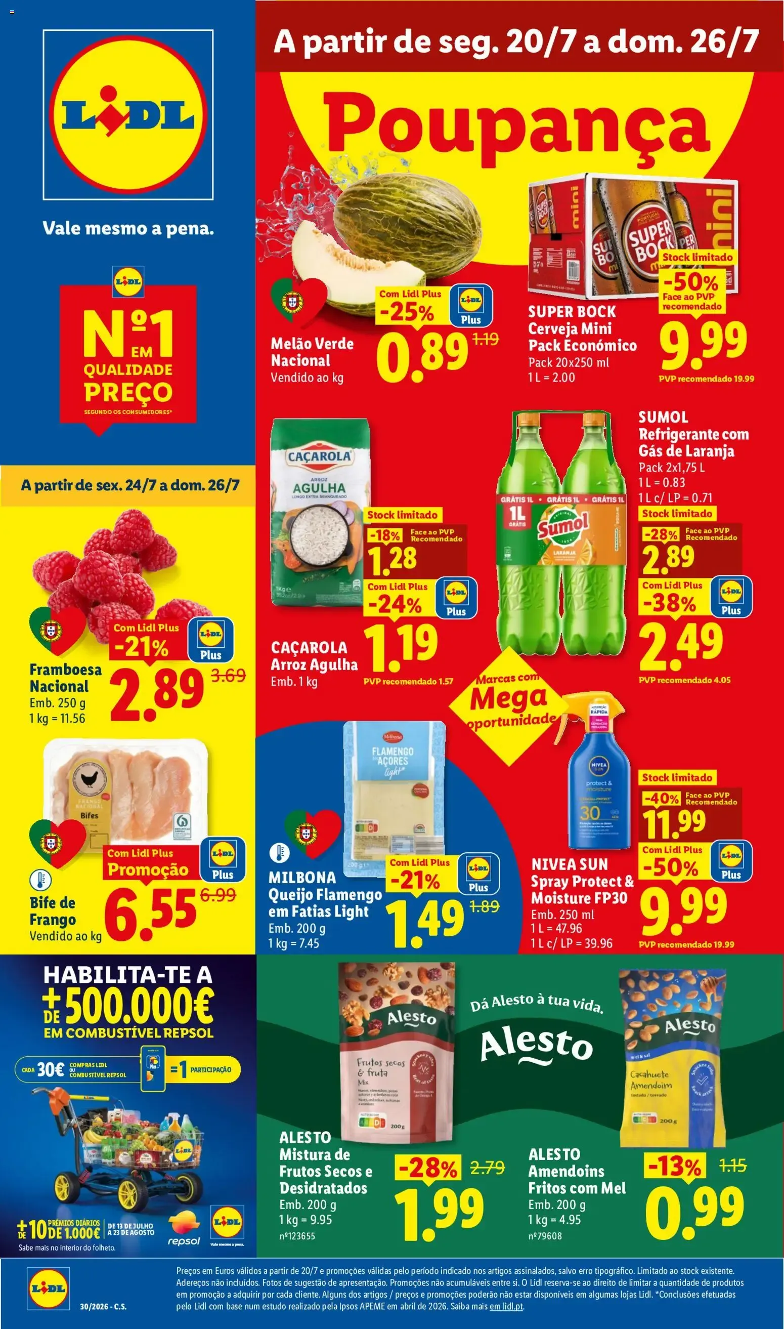 Lidl folheto » de 20/07/2026 - 26/07/2026