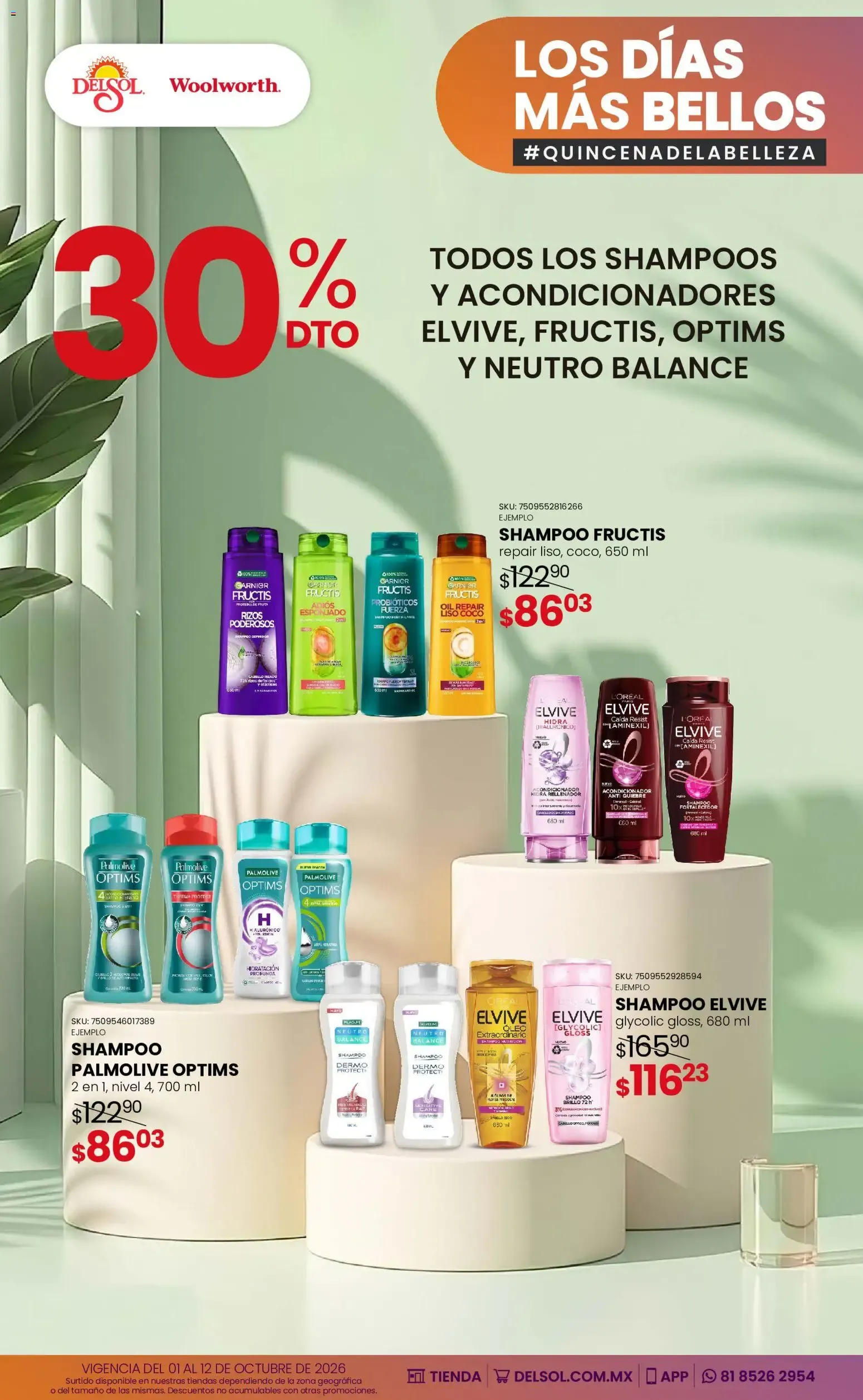 Catálogo de Del Sol y Woolworth catálogo Los días más bellos - Quincena Belleza (01/10/2026 - 12/10/2026) - catálogo en línea 1 de octubre al 12 de octubre 2026 - Pagina 3