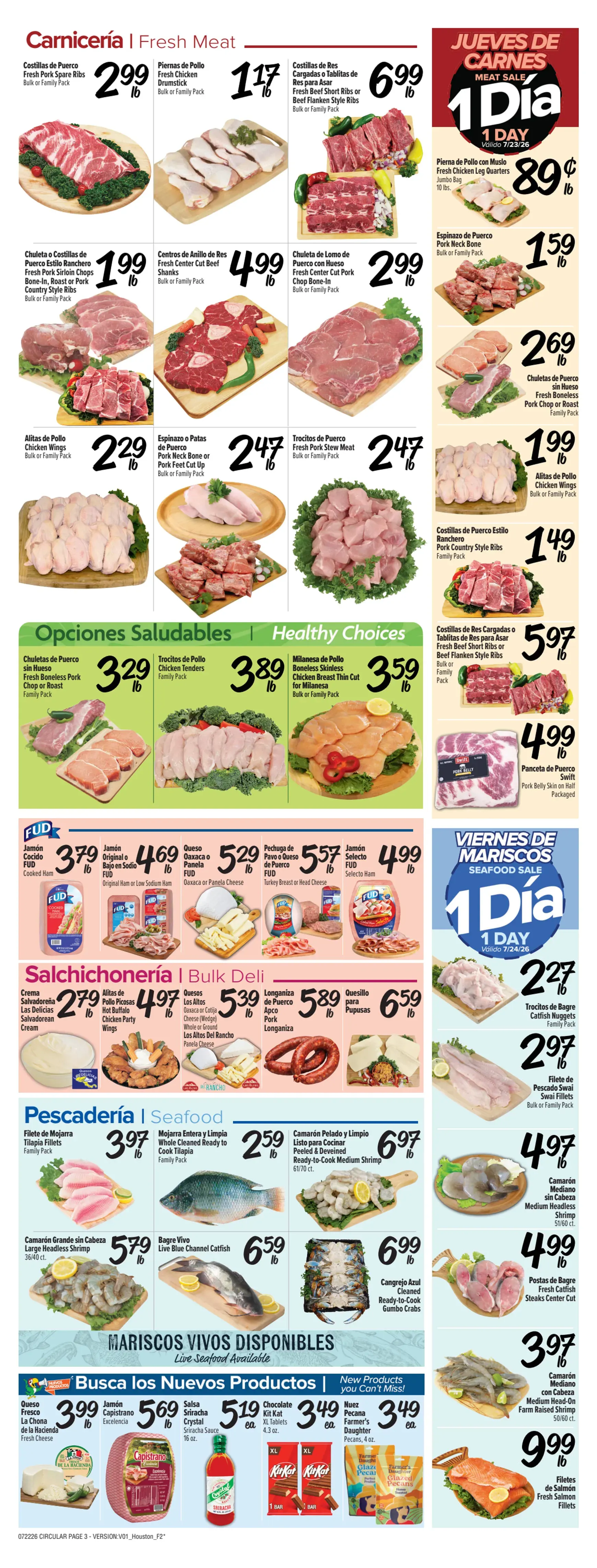 Weekly ad Current Fiesta Mart leaflet valid from Wednesday 07/22/2026 to Tuesday 07/28/2026 from July 22 to July 28 2026 - Page 3