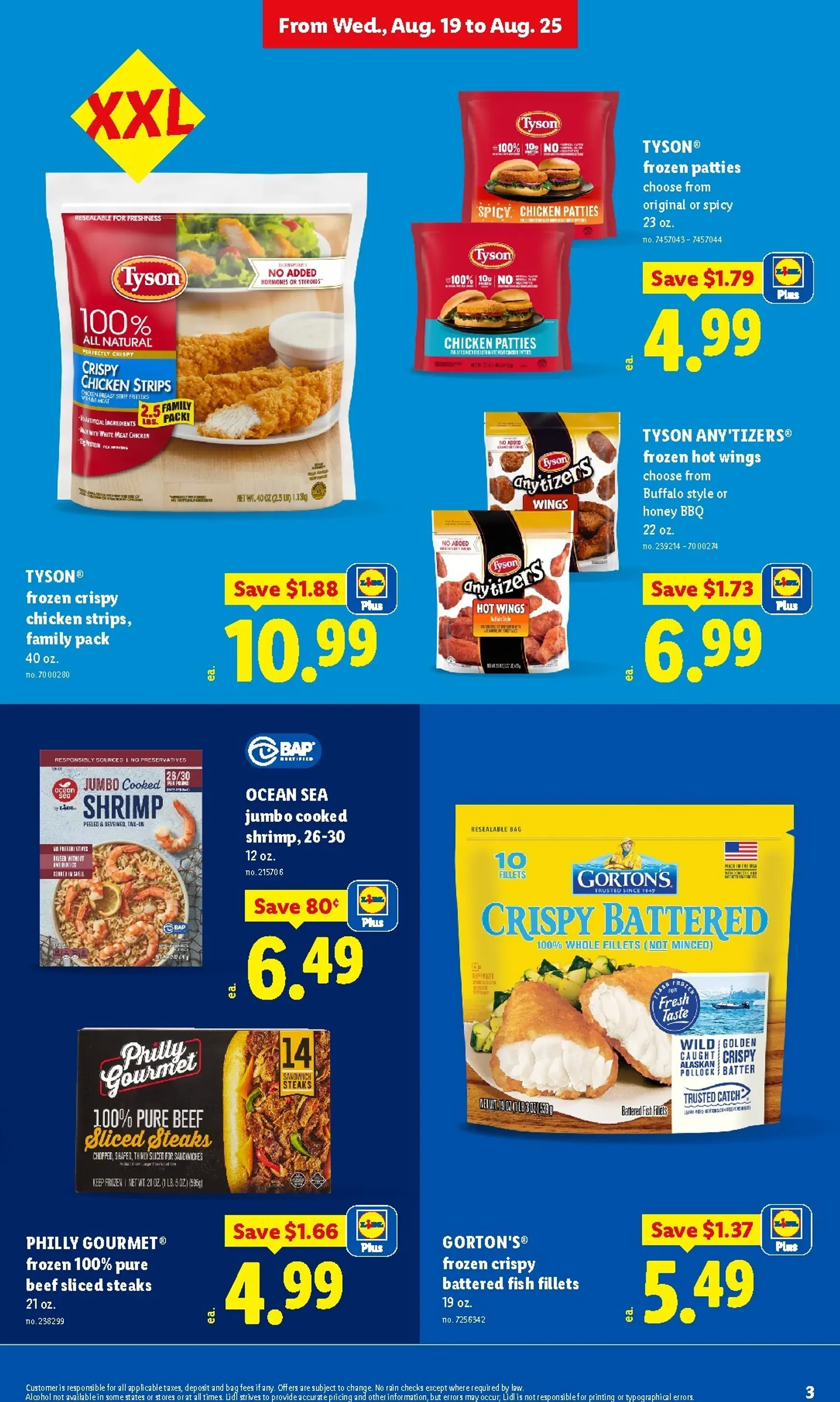 Weekly promotion Current Lidl leaflet valid from Wednesday 08/19/2026 to Tuesday 08/25/2026 spanning from August 19 to August 25 2026 - Page 3 for Catalogue 365
