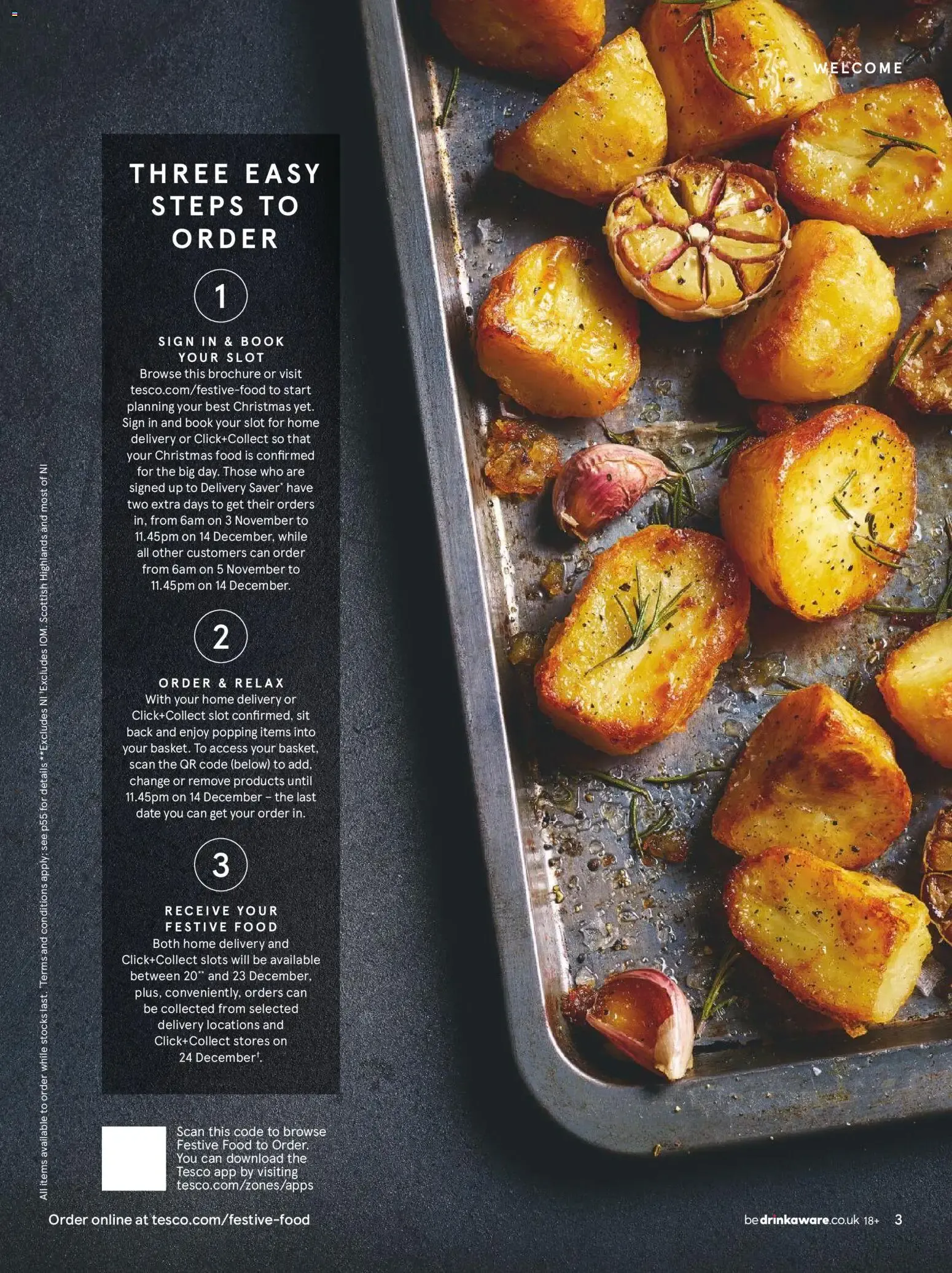 TESCO finest FESTIVE FOOD TO ORDER from 1 October to 31 October 2026 - Catalogue Page 3