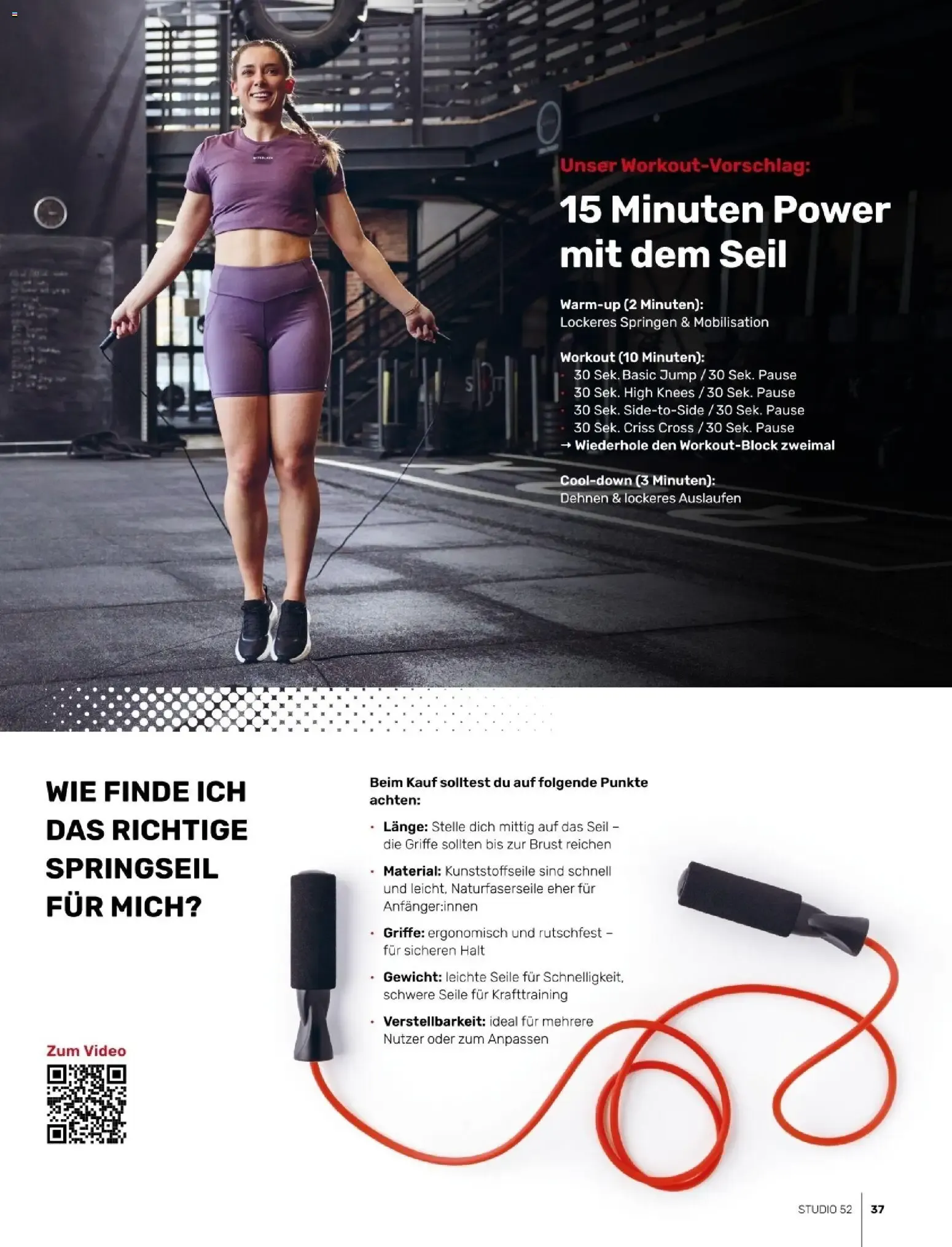 HOME OF STUDIO 52 TRAINING von 26. Januar bis 30. August 2026 - Prospekt seite 36