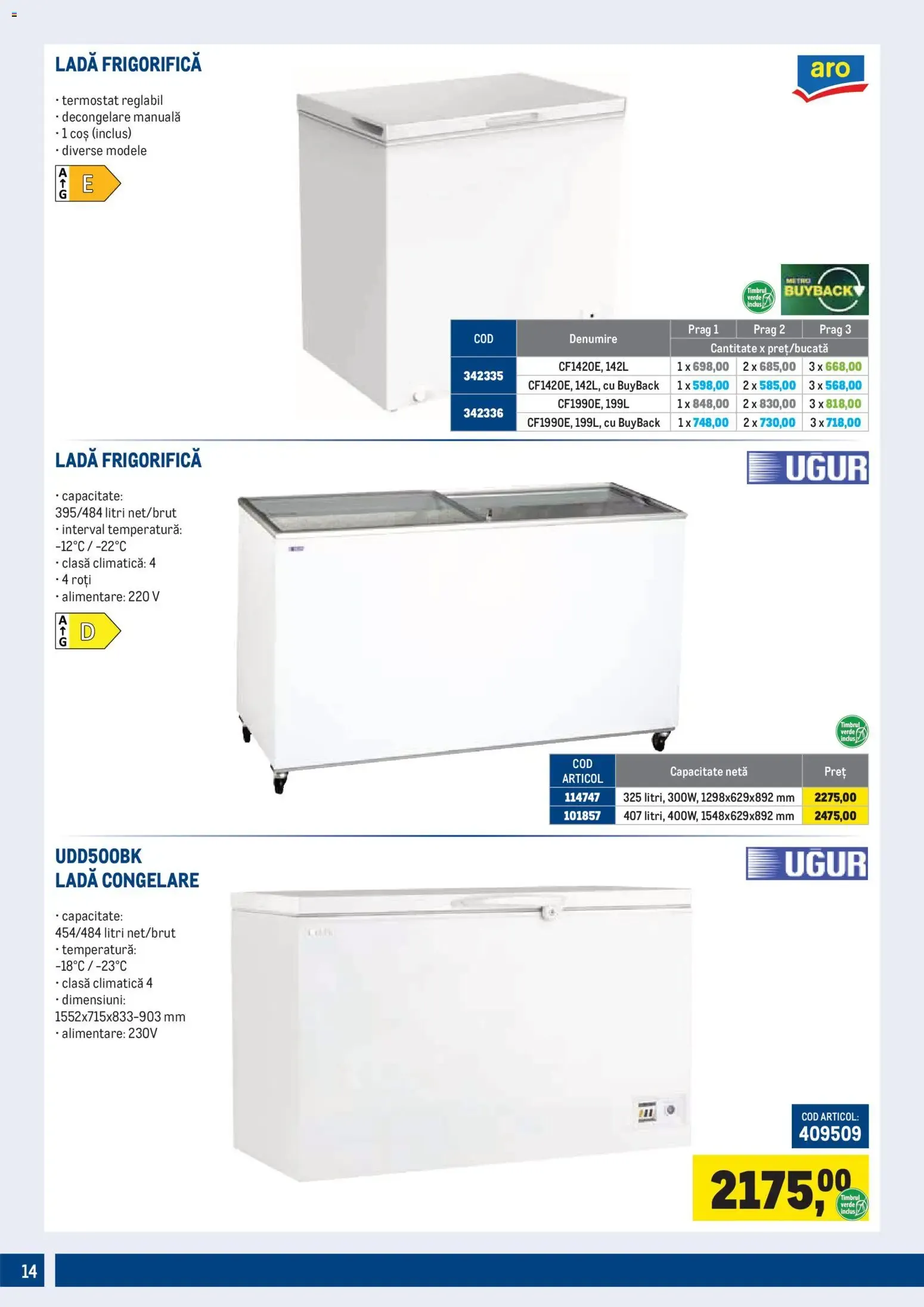 Catalog Metro Catalog Echipamente pentru magazinul tău - Oferta 01.10.2026 - 04.01.2027 de la 1 octombrie până la 4 ianuarie 2027 - Revista Pagina 14