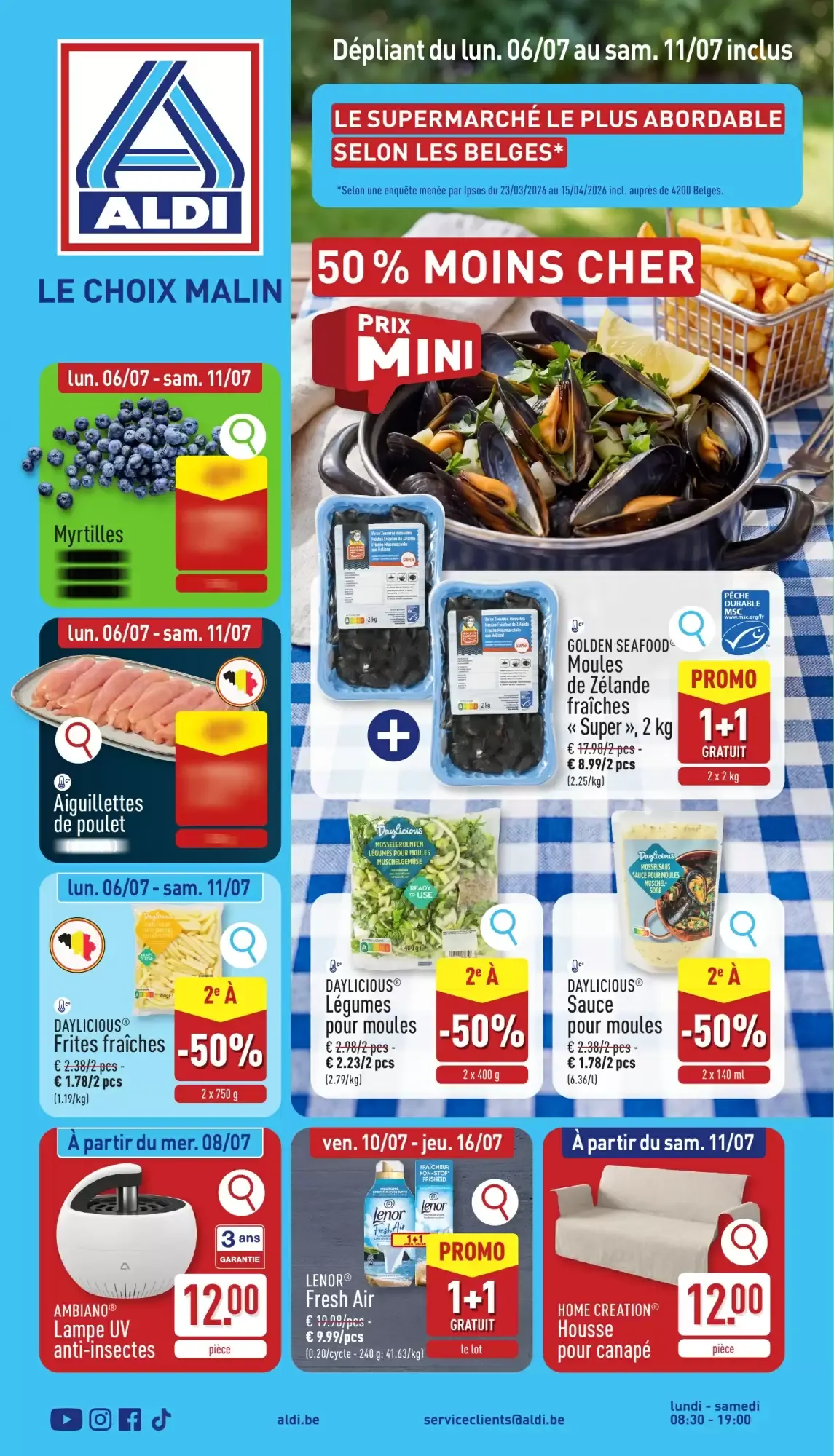 ALDI Dépliant week 28 van 6 juli tot 11 juli 2026 - folder pagina 1