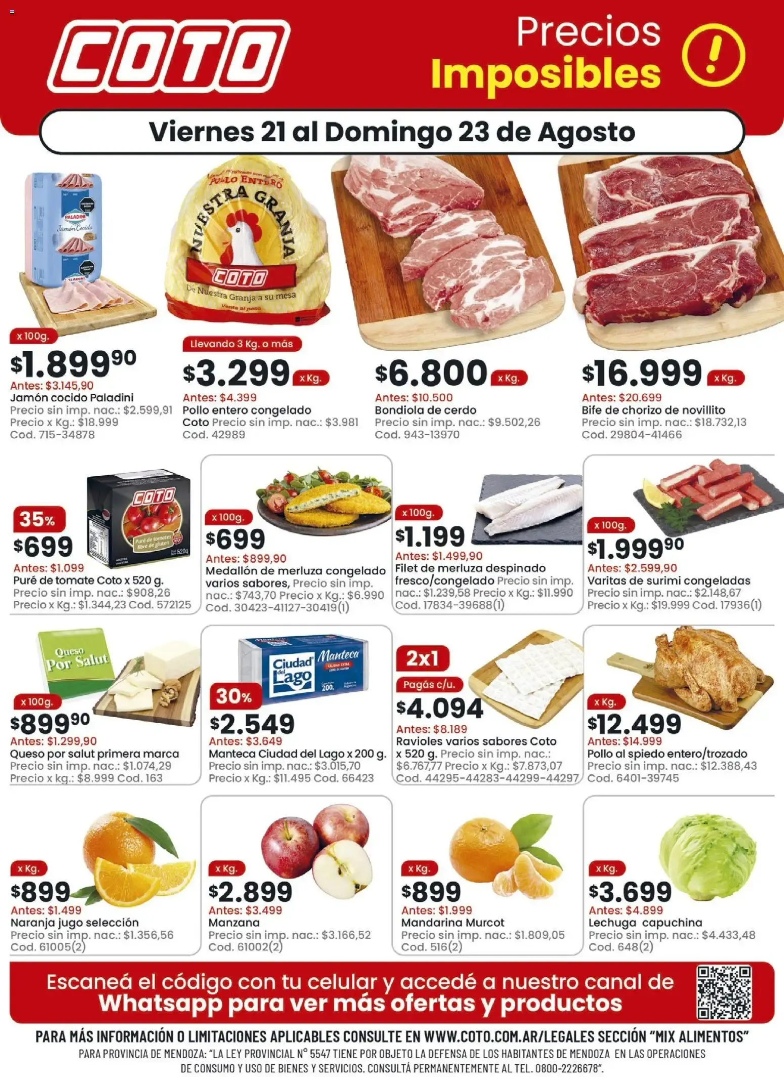 Ofertas de Precios Imposibles 21 de agosto al 23 de agosto 2026 - Página 1 del catálogo