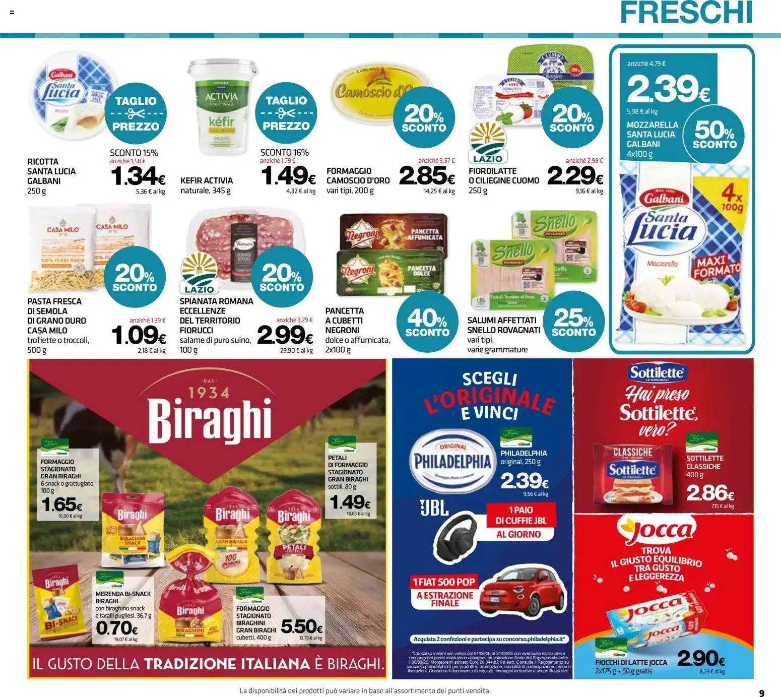 Superconti volantino dal 02/07/2026 - online Offerte da 2 luglio a 15 luglio di 2026 - Pagina del volantino 9