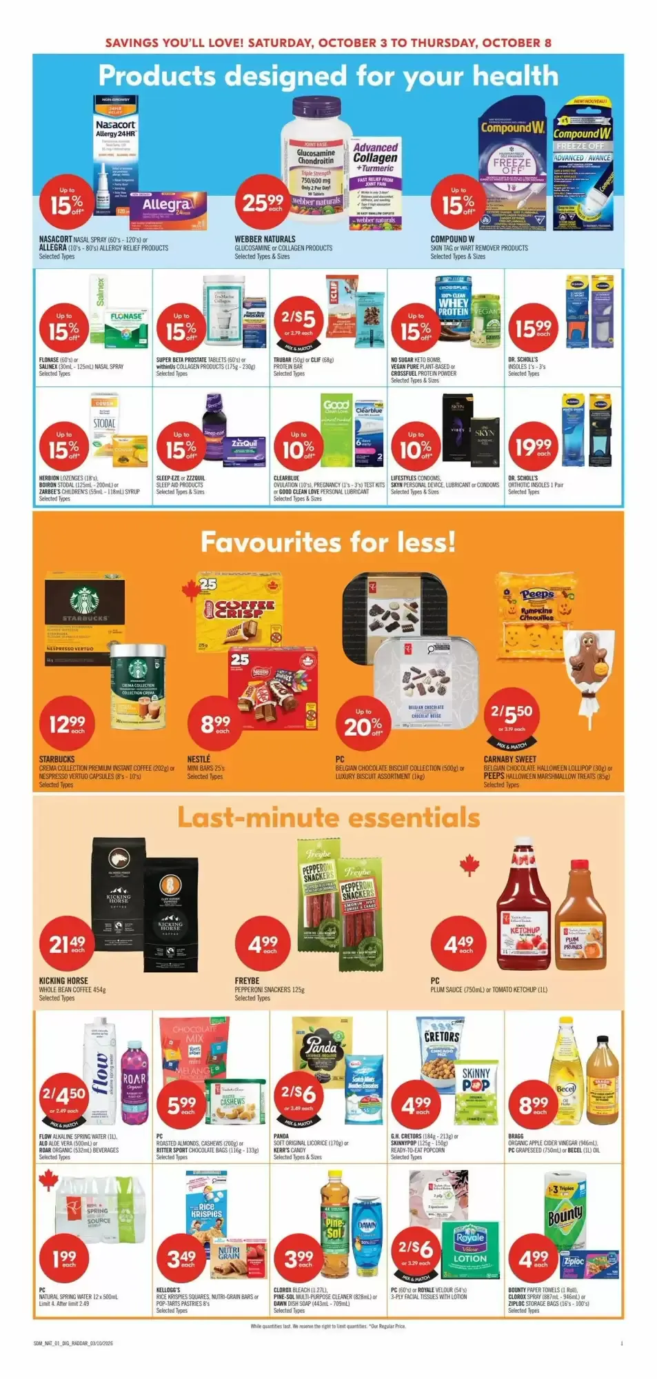Shoppers Drug Mart flyer week 40 from October 3 to October 8 2026 - flyer page 20