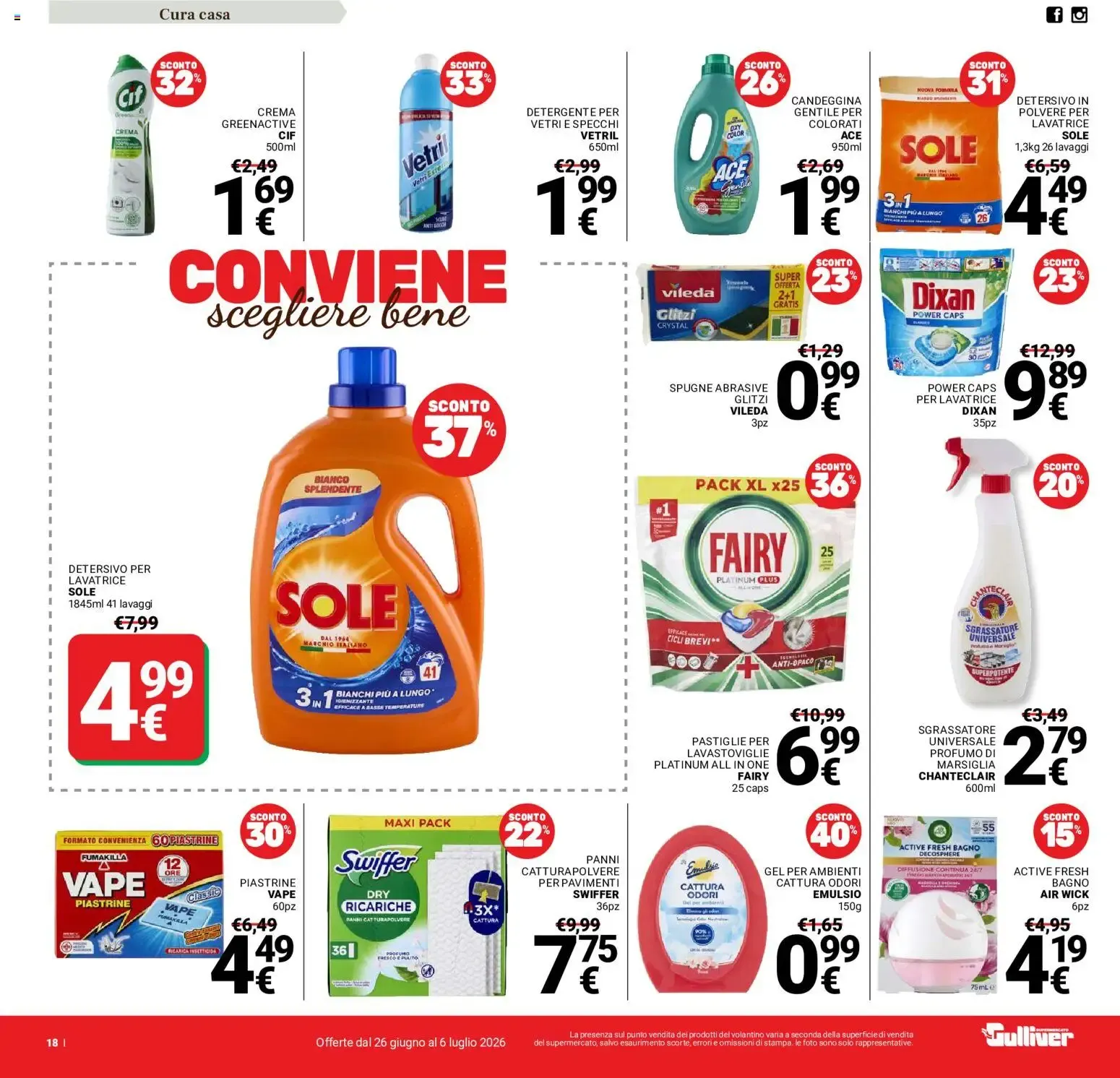 Nuovo Gulliver volantino dal 26/06/2026 > offerte anteprima 🛍️ da 26 giugno a 6 luglio di 2026 - Pagina del volantino 18