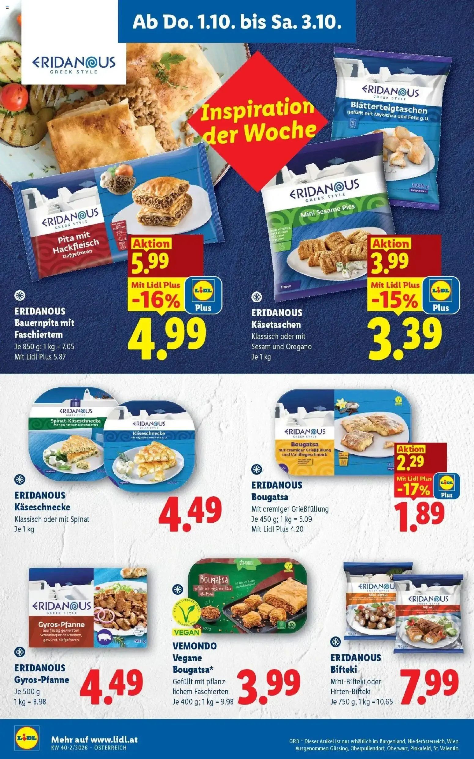Lidl Aktion von 1. Oktober bis 3. Oktober 2026 - Flugblätt seite  16